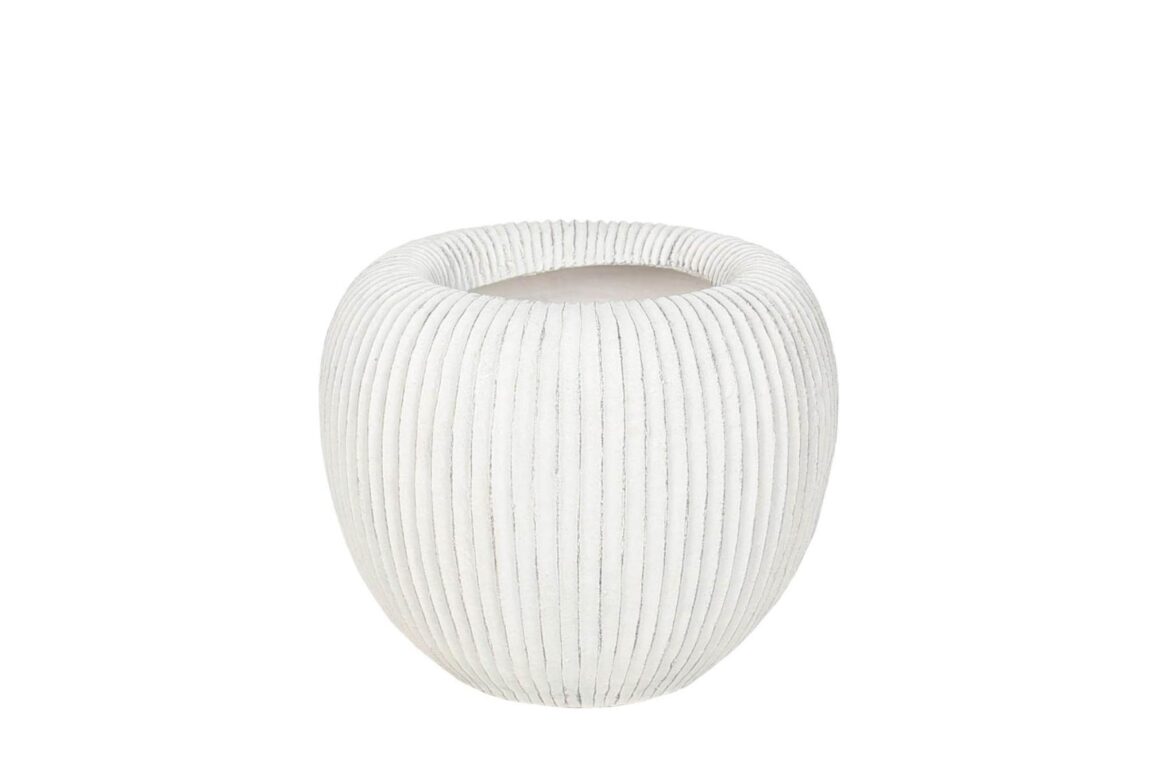 NIREAS VASE DECOR WHITE