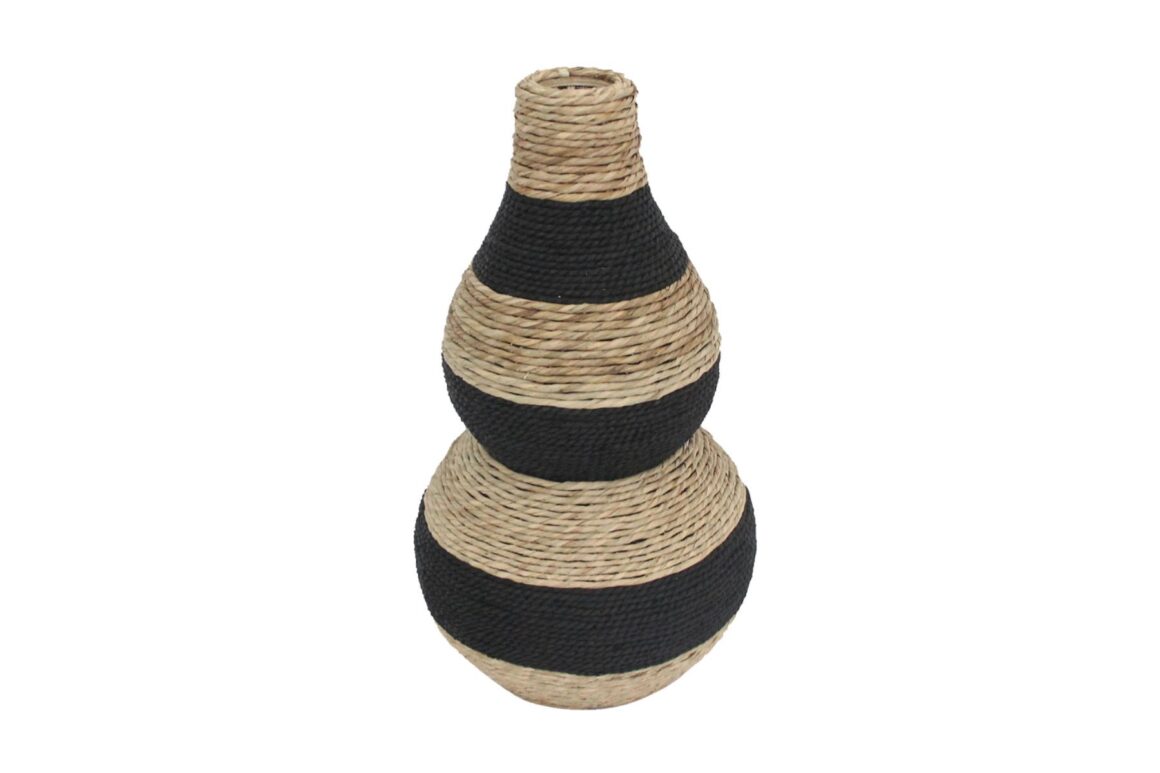 NUBIA VASE BLACK PLYWOOD