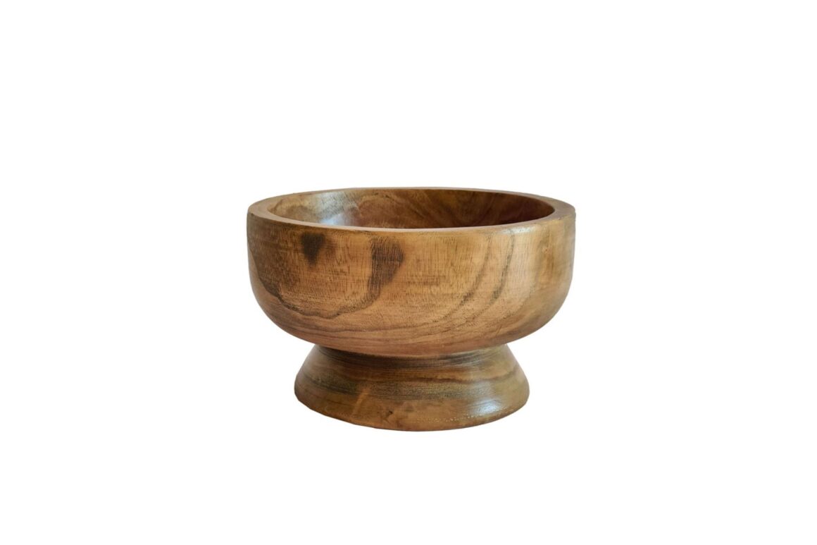 CEDAR BOWL BROWN WOOD