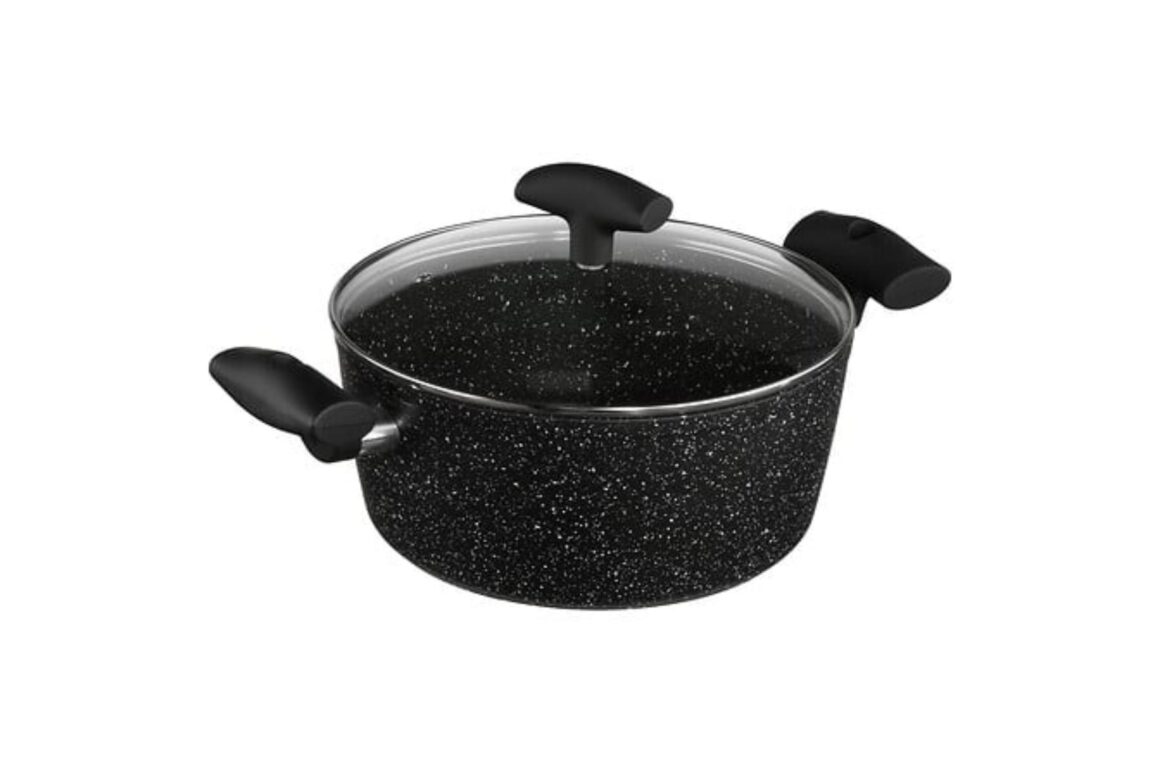 24CM POT+LID FORGED ALUMINUMM