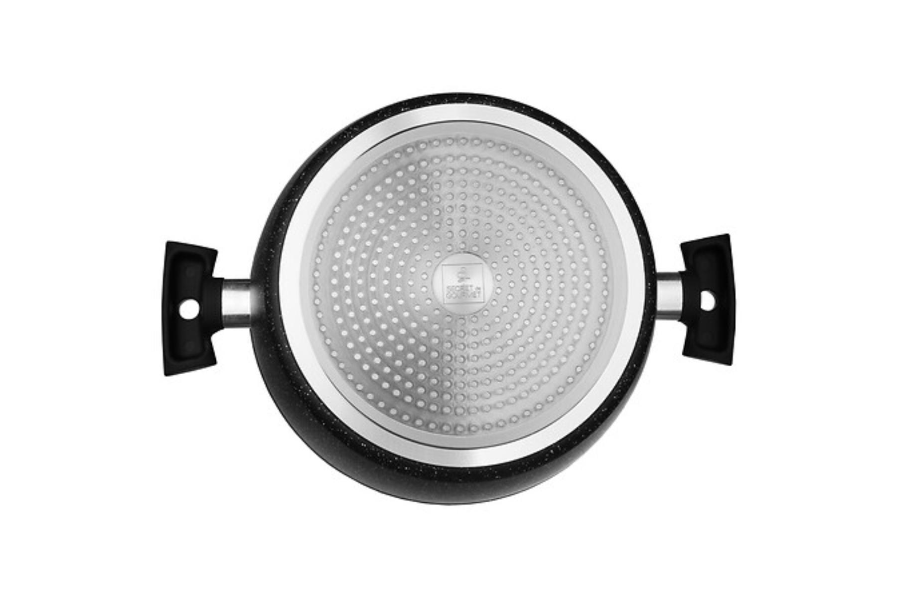 28CM POT+LID FORGED ALUMINUMM