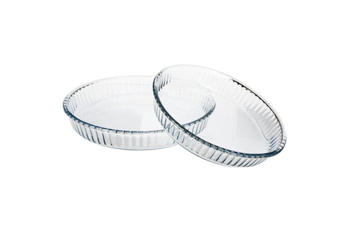 GLASS ROUND DISH X2MARQUE