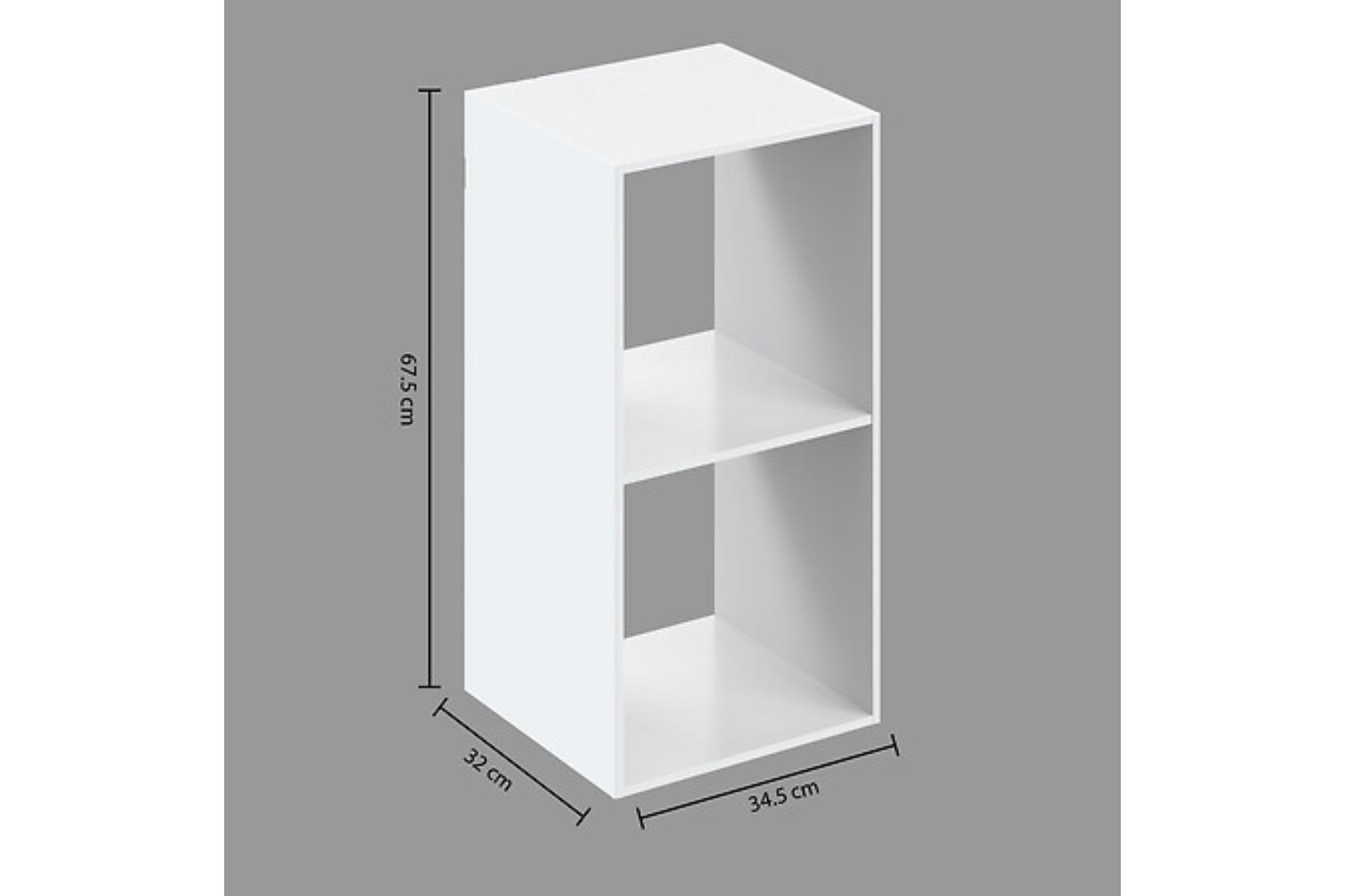 2 CPT WOOD SHELVES MIX BLANCM