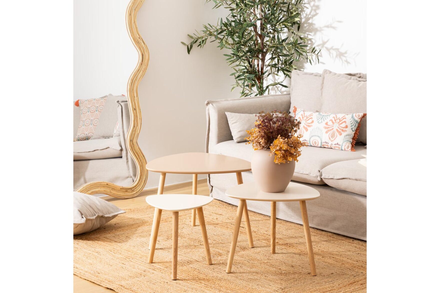 MILEO NEUTRAL SIDE TABLE X3MA