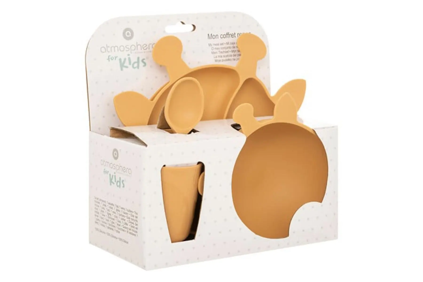 KIDS SILICONE MEAL SET GIRAFF