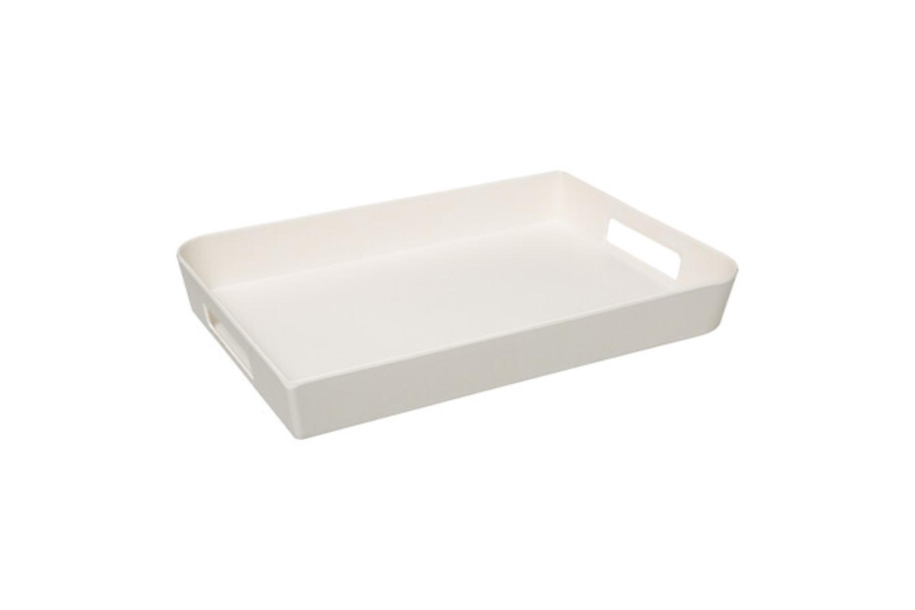 MELAM TRAY 35X25 WHITEMARQUE