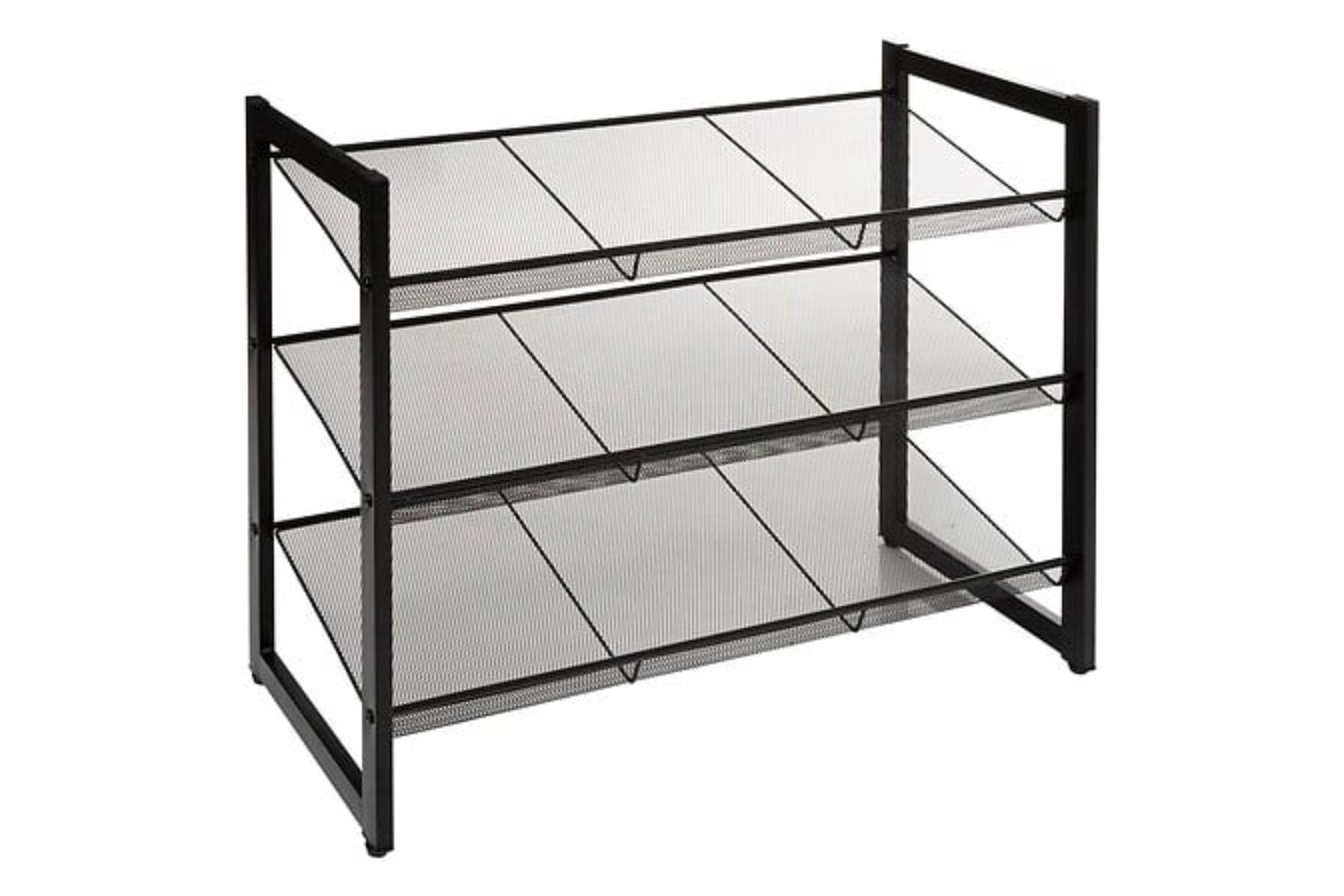 SHOE RACK MTL 9P STRONGY MARQ