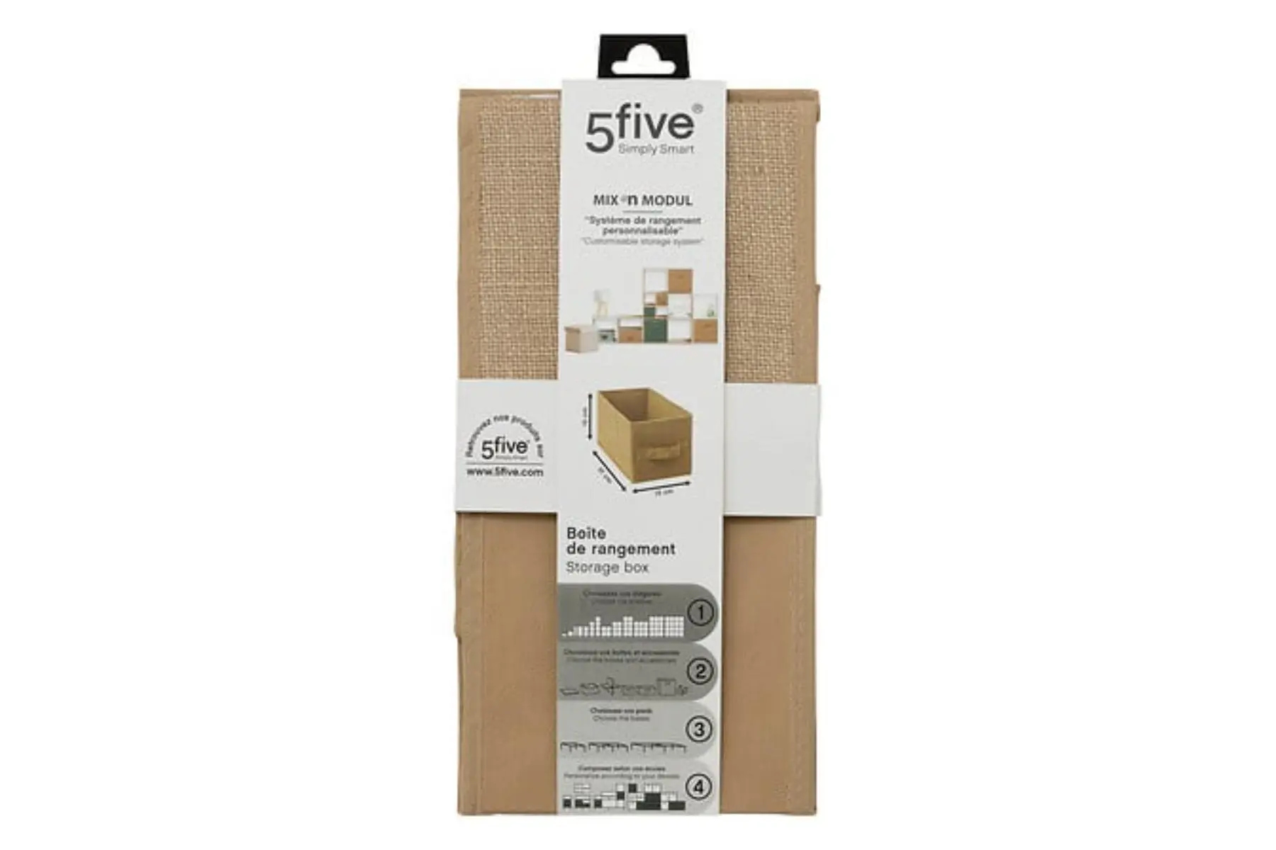 BOX 15X31 TOILE DE JUTEMARQUE