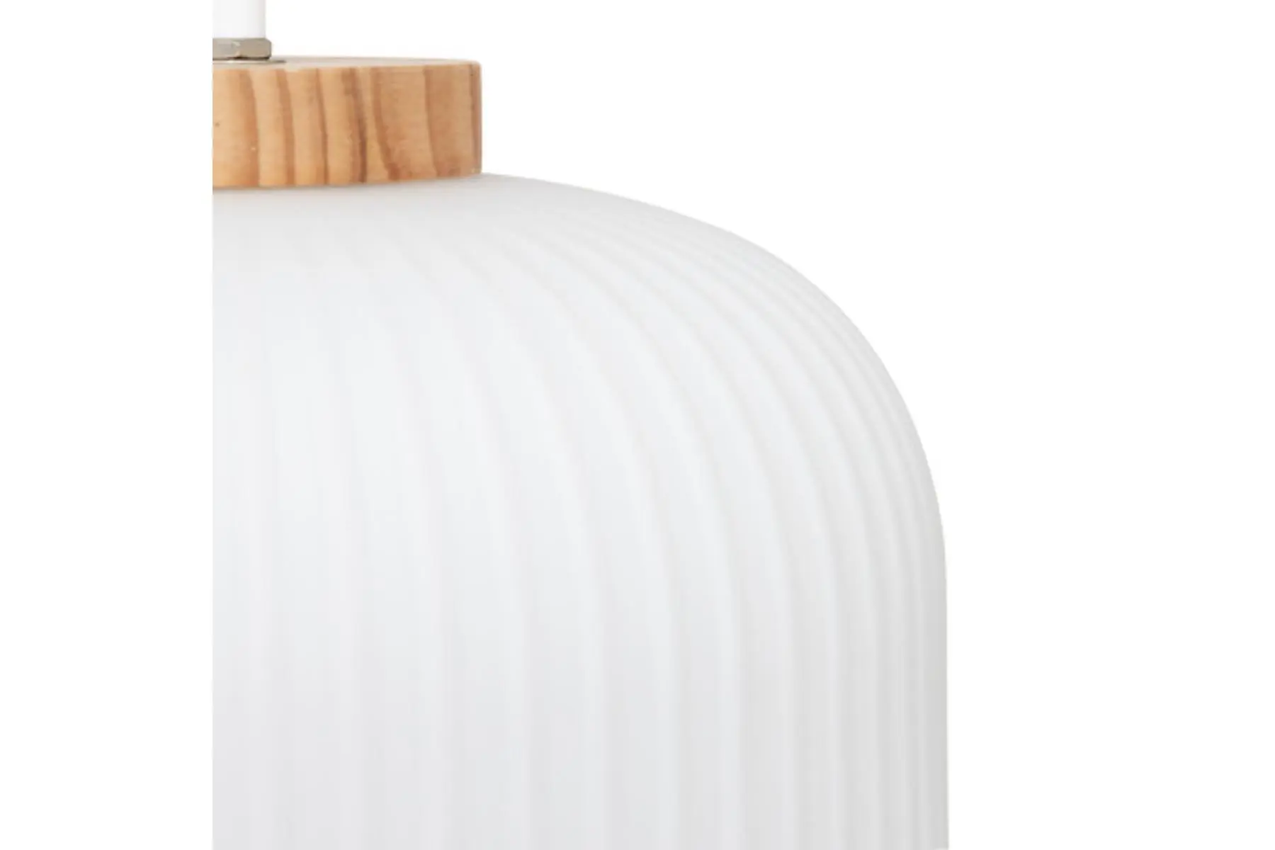 TRAVIS White Glass Pendant Lamp