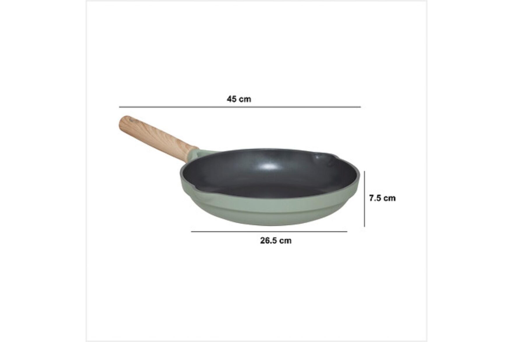 CAST ALU FRY PAN 24 HORIZONMA - Image 2