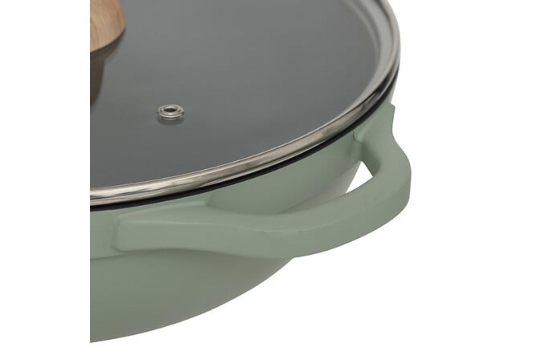 CAST ALU PAN+LID 28 CM HORIZON