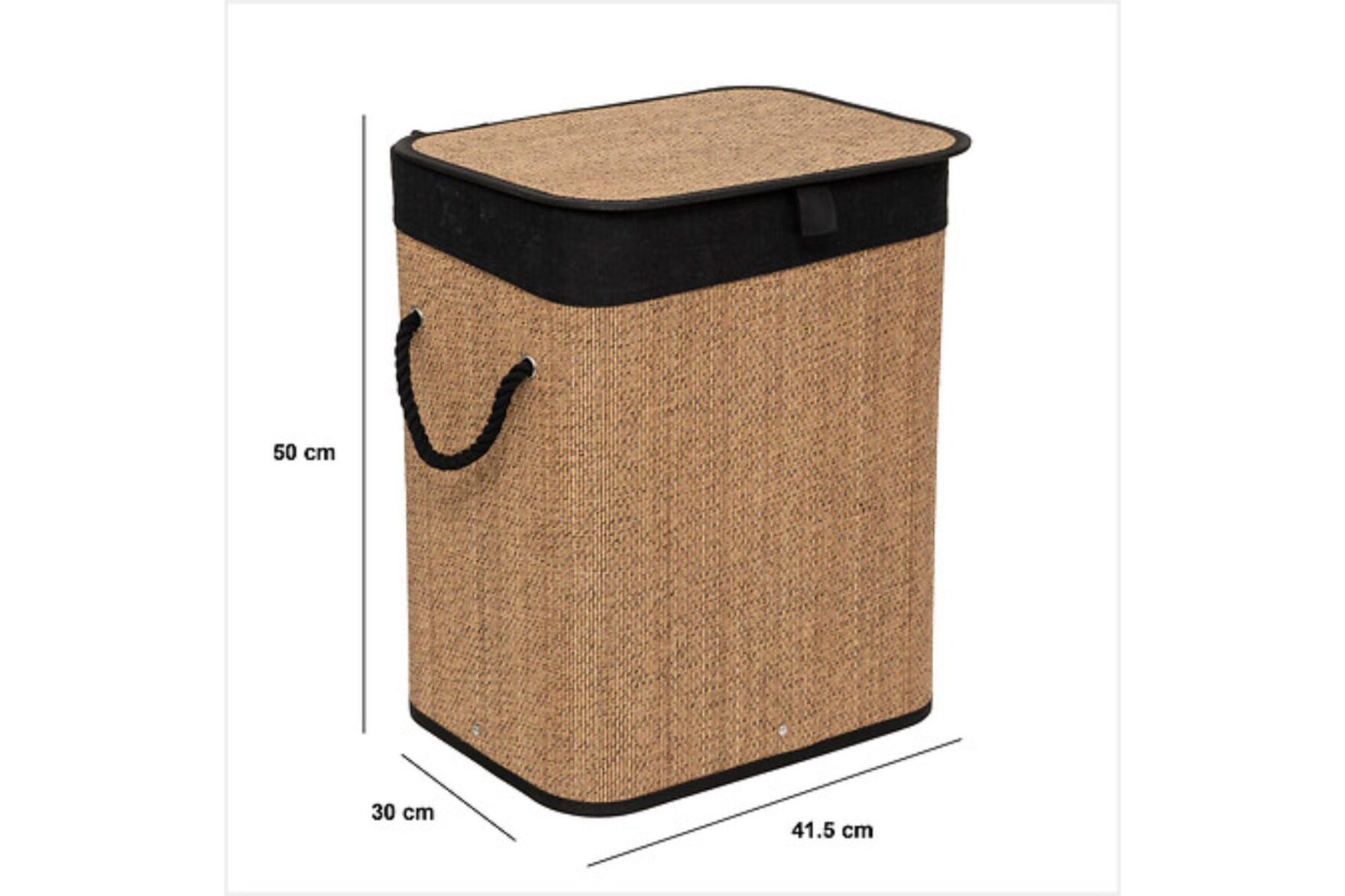 60L LAUNDRY BASKET BL STEMYMA - Image 3