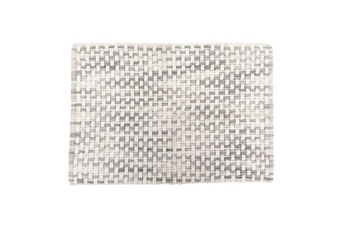 BRAID COTON BATHMAT GRI 50X75