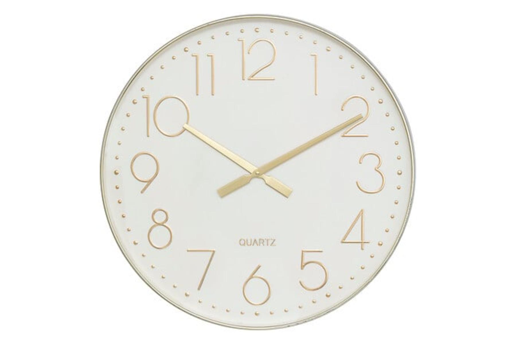 3D GOLD PS CLOCK LAURE D51MAR