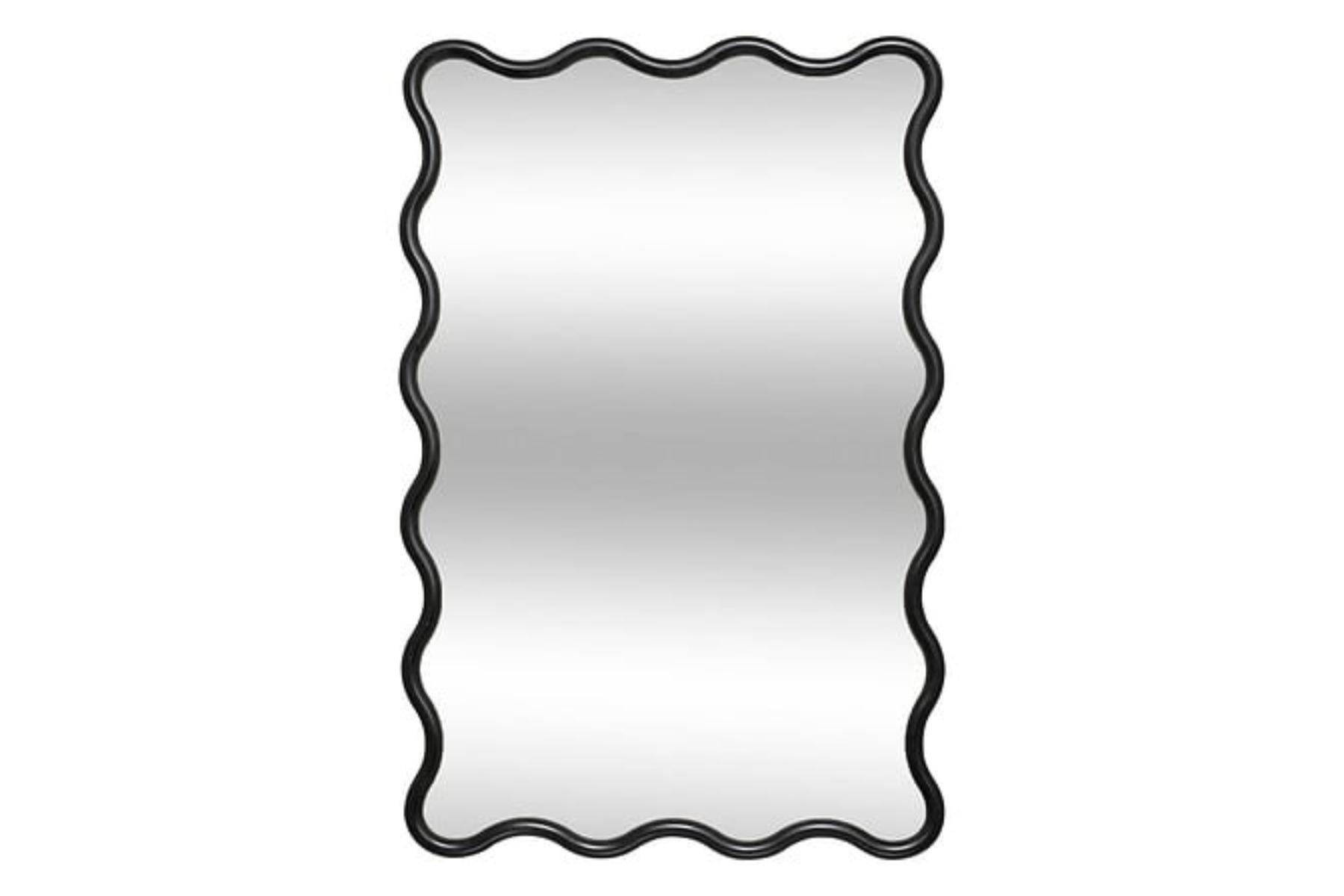 PS MIRR WAVY BLK JUDY 89X59MA