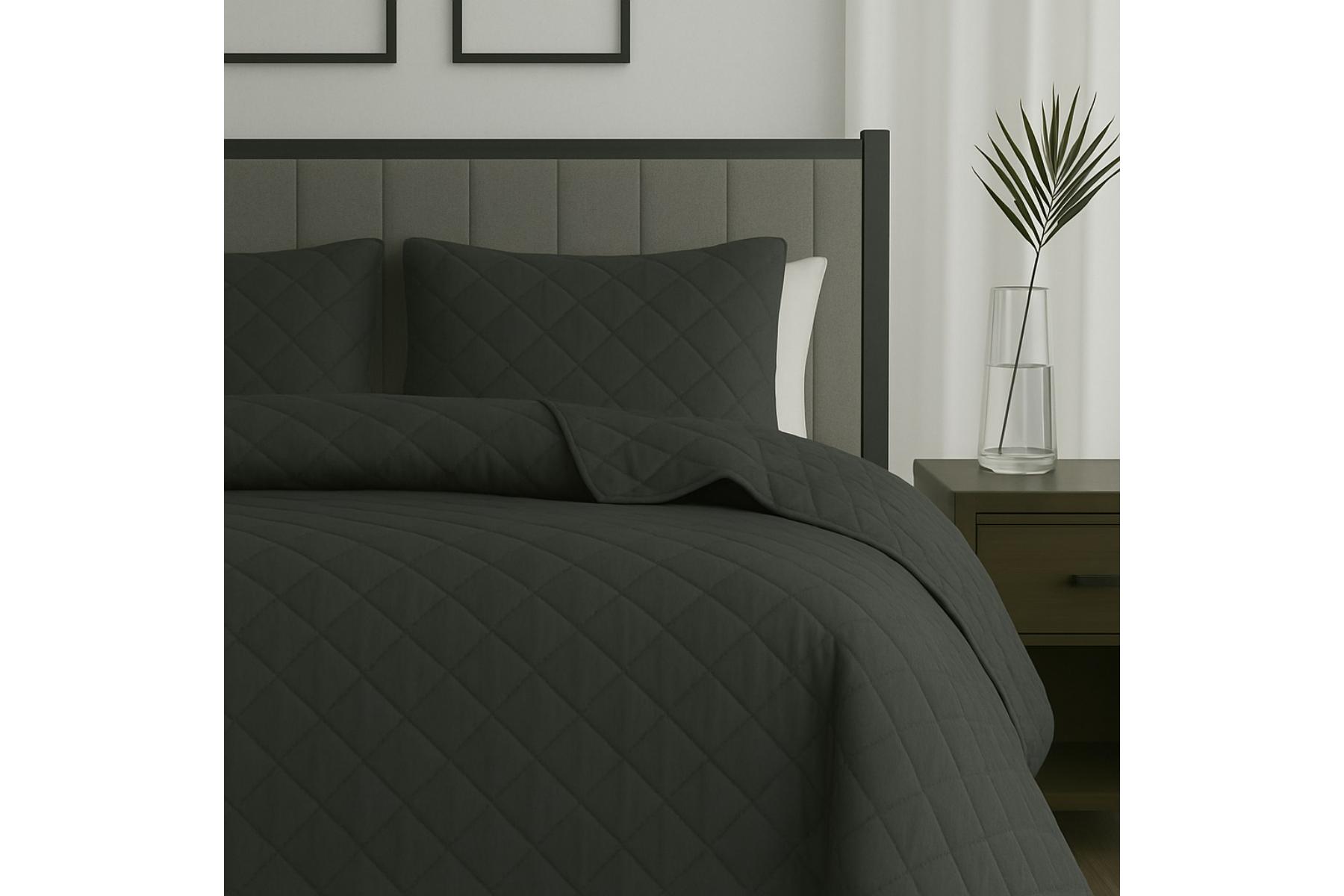BEDSPREAD 180X240 GREY
