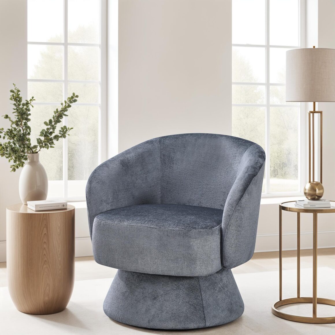 MONROE Dark Grey Armchair