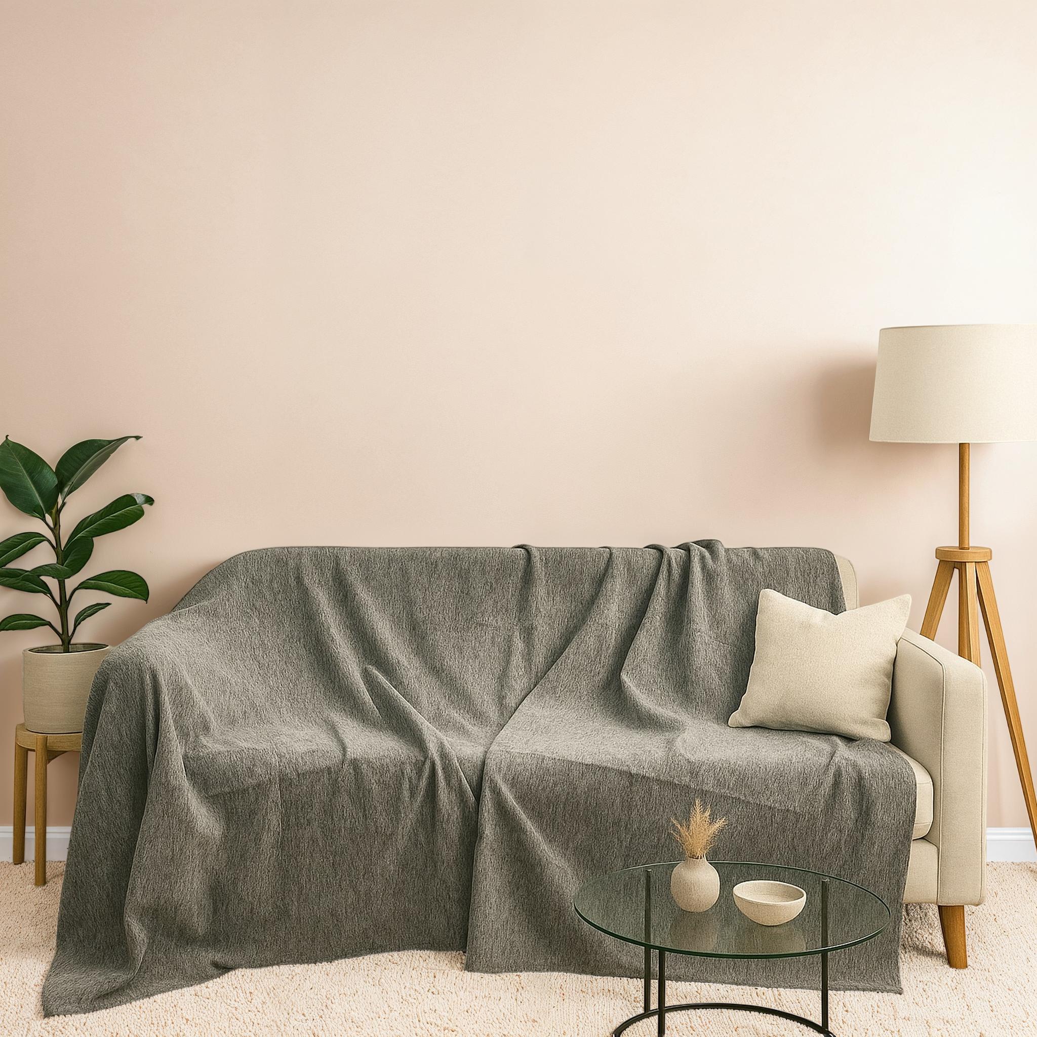 POLYSTER CHENILLE SOFA THROWS