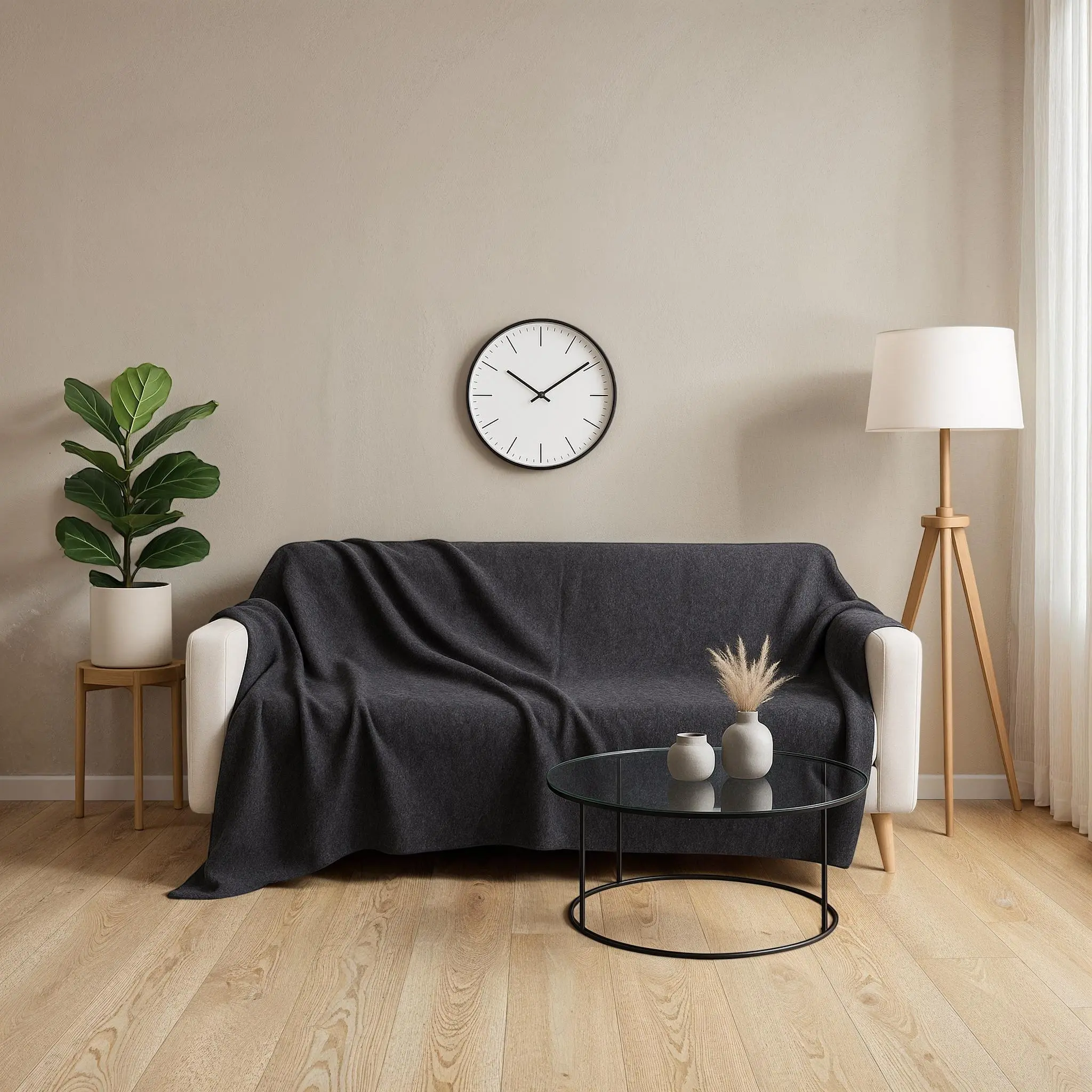 POLYSTER CHENILLE SOFA THROWS