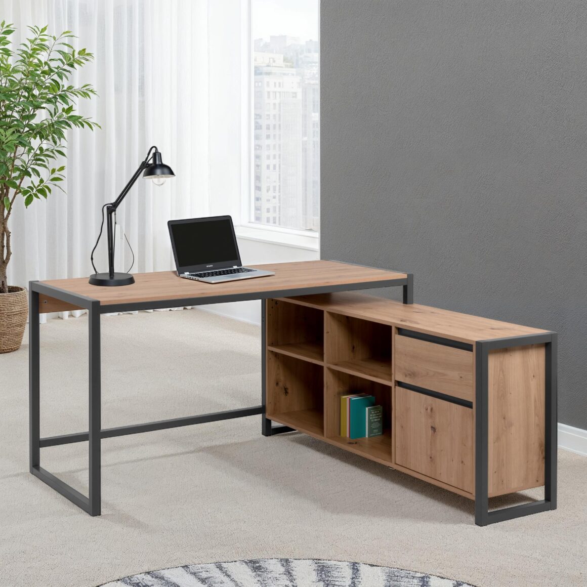 DENVER Artisian Oak Effect Desk