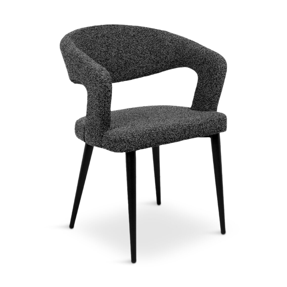 CAPRICE Dark Grey Dining Chair