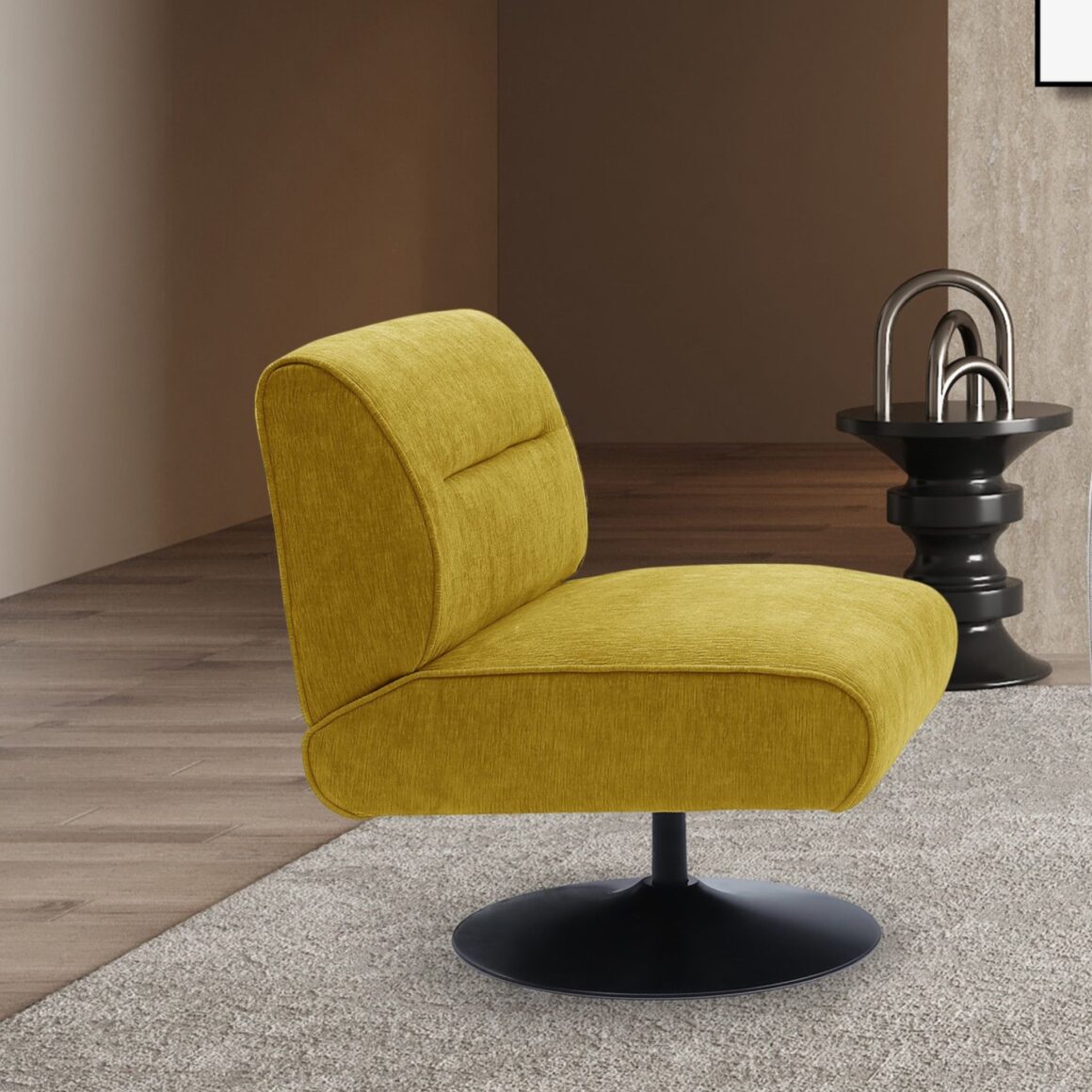 BRISA Yellow Modern Chair
