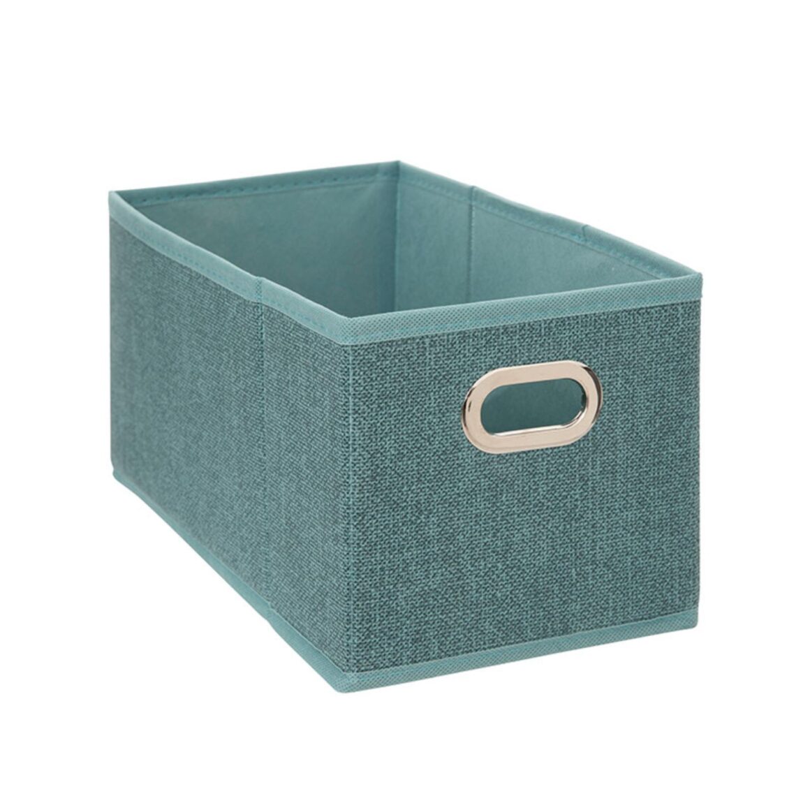 STORAGE BOX 15X31 PETROL LINEN