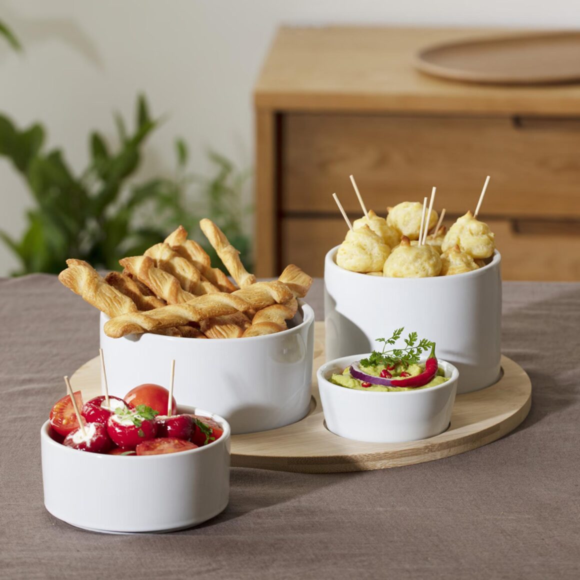 APPETIZER SET RIO BAMBOU 5PBR