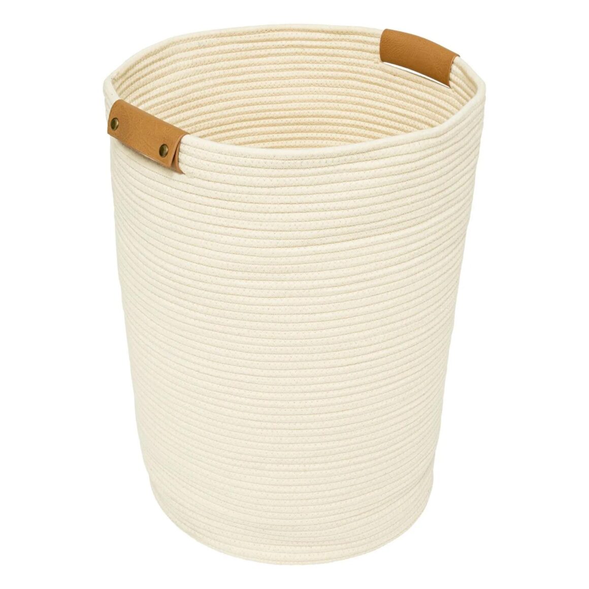 IVORY LAUNDRY BASKET 80L DUOB