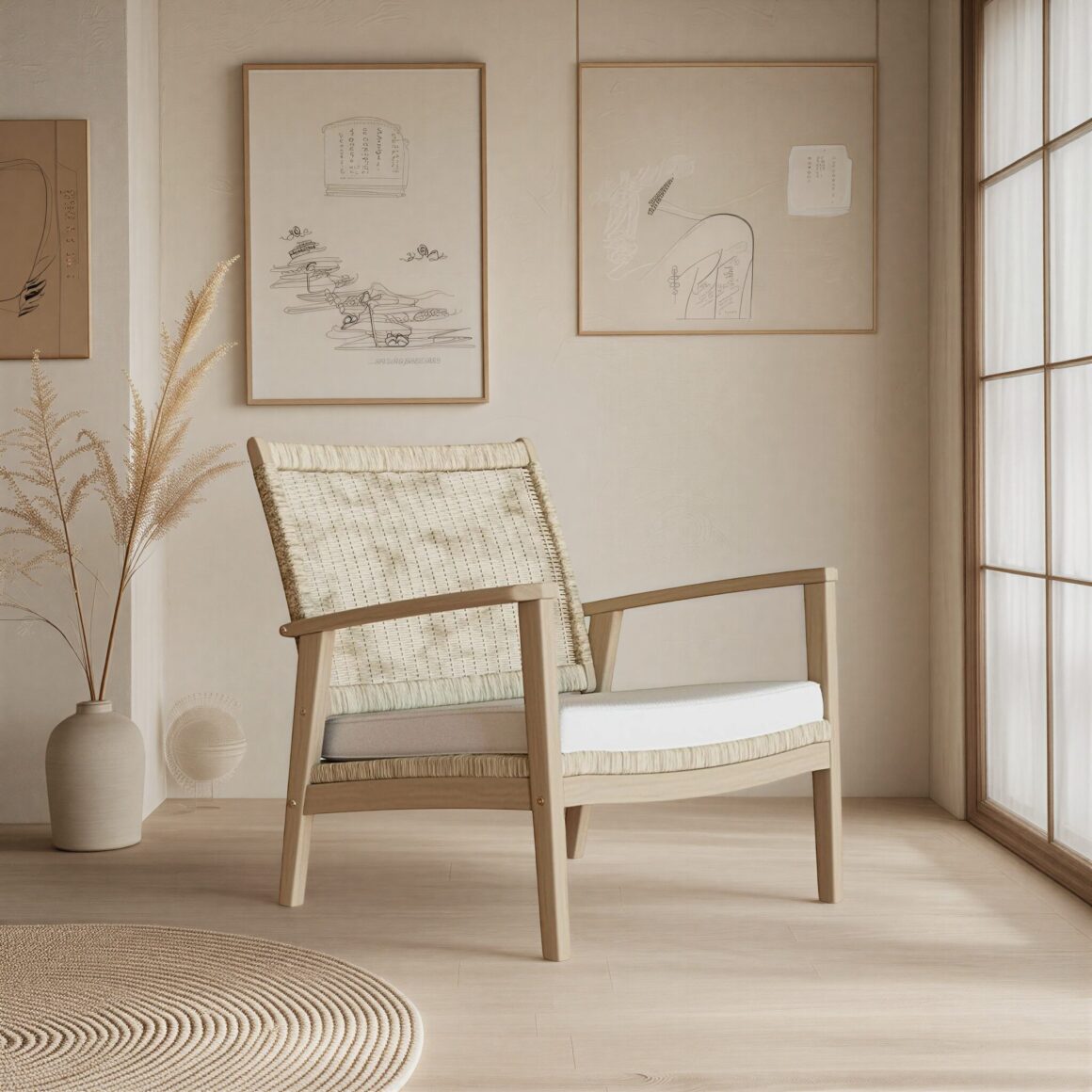 SALSA Beige Armchair