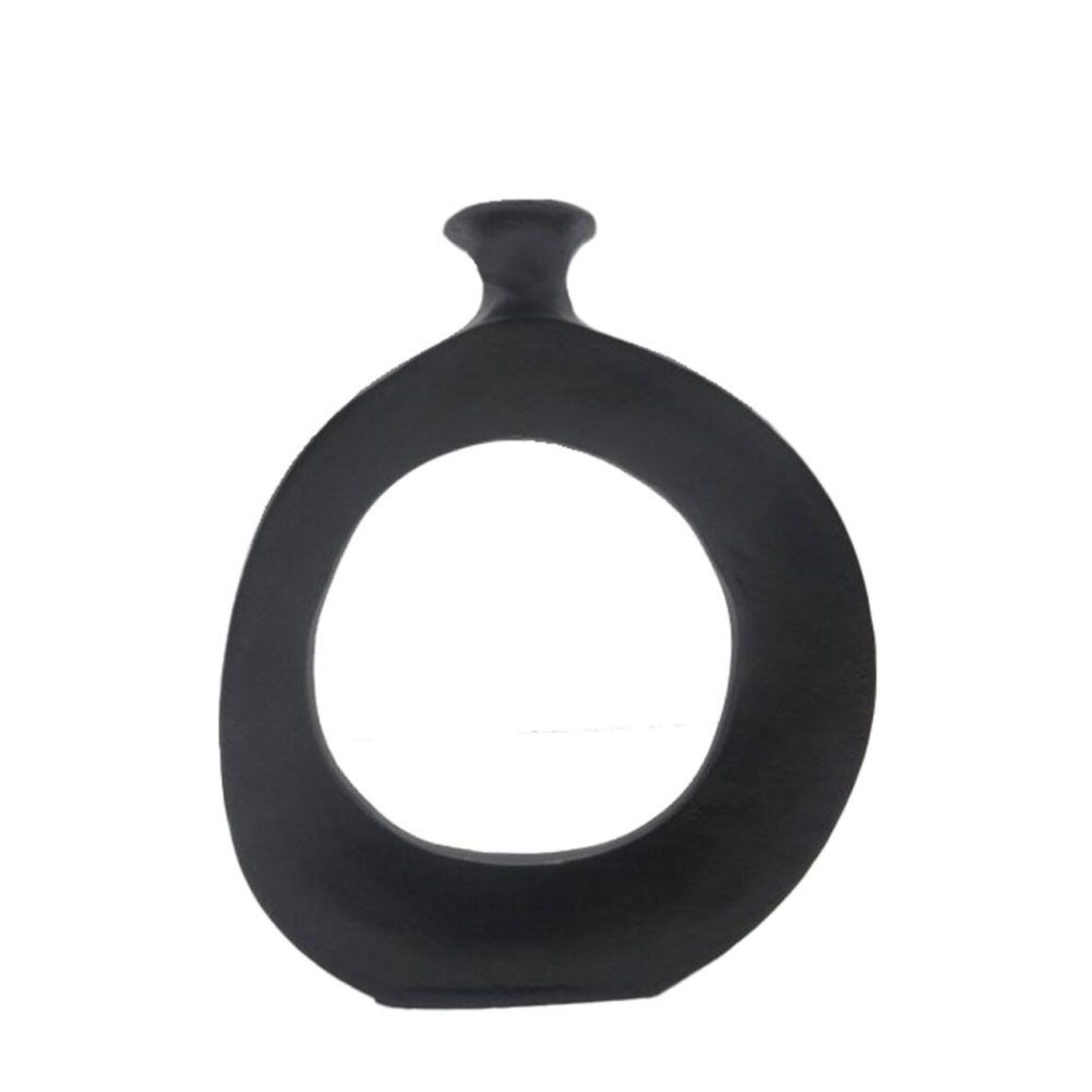 ABSTRACT VASE BLACK