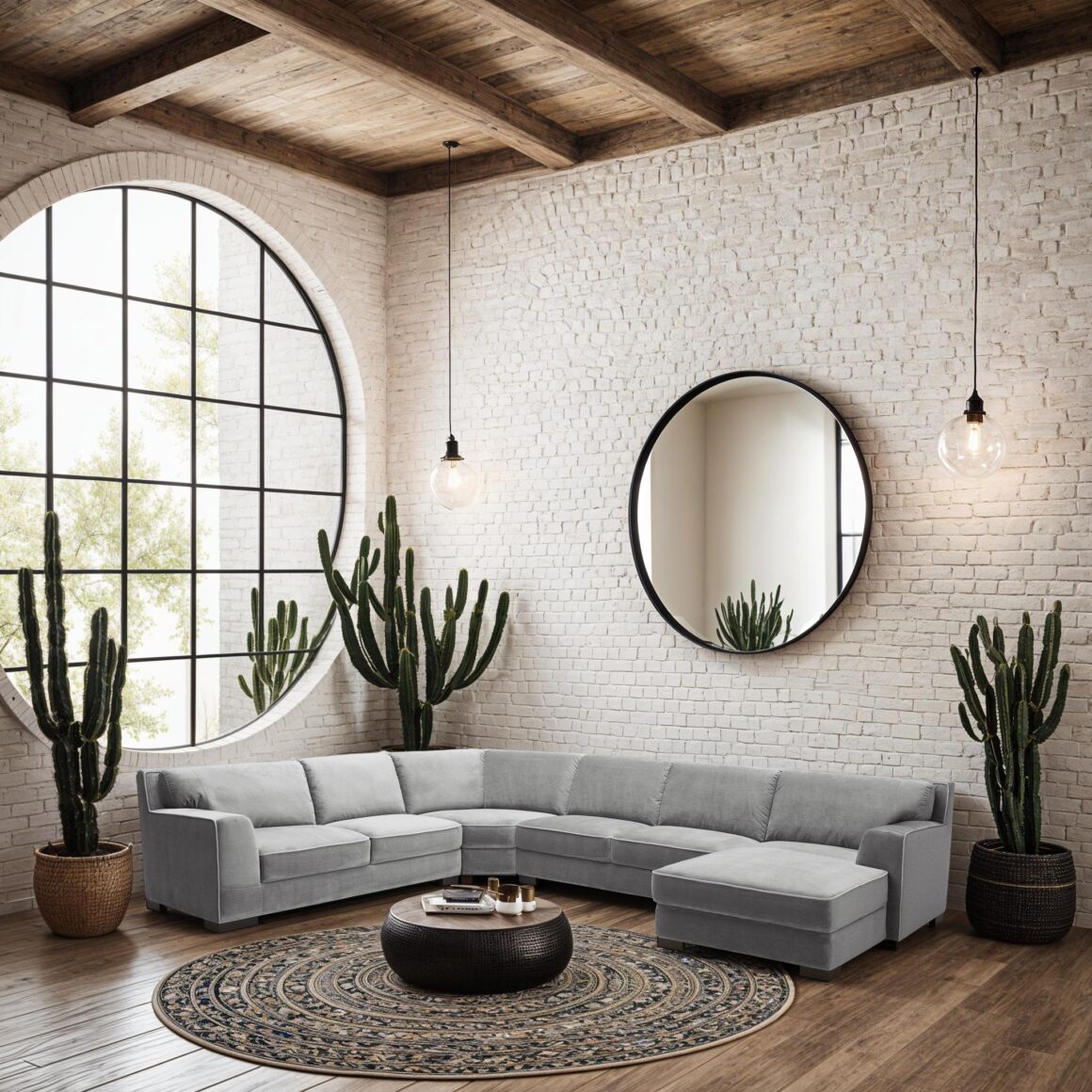 MORIA Fabric Corner Sofa