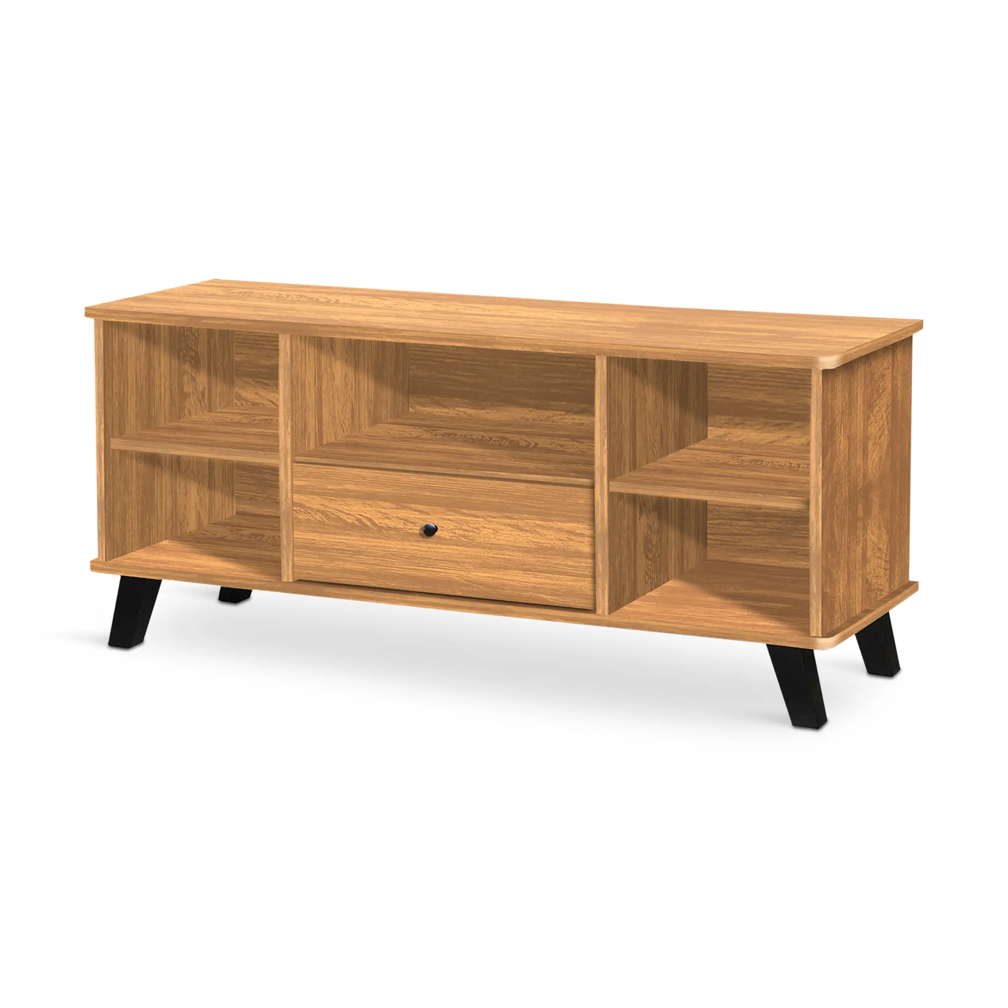 WENDLE Natural Oak Look TV Stand