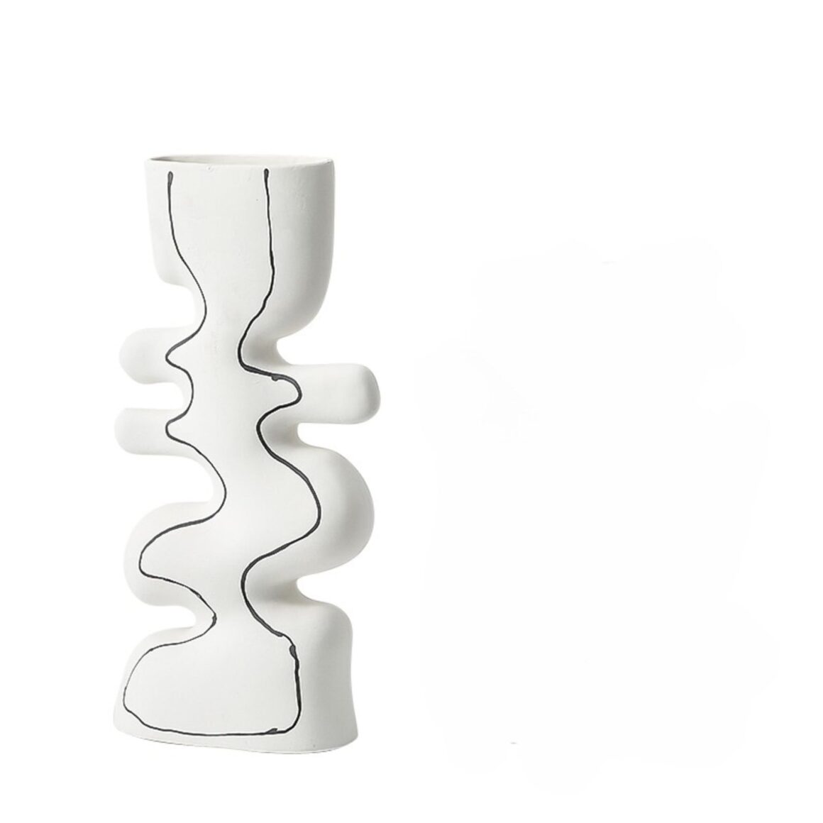 HAND-PAINTED WAVE BOTTLE A