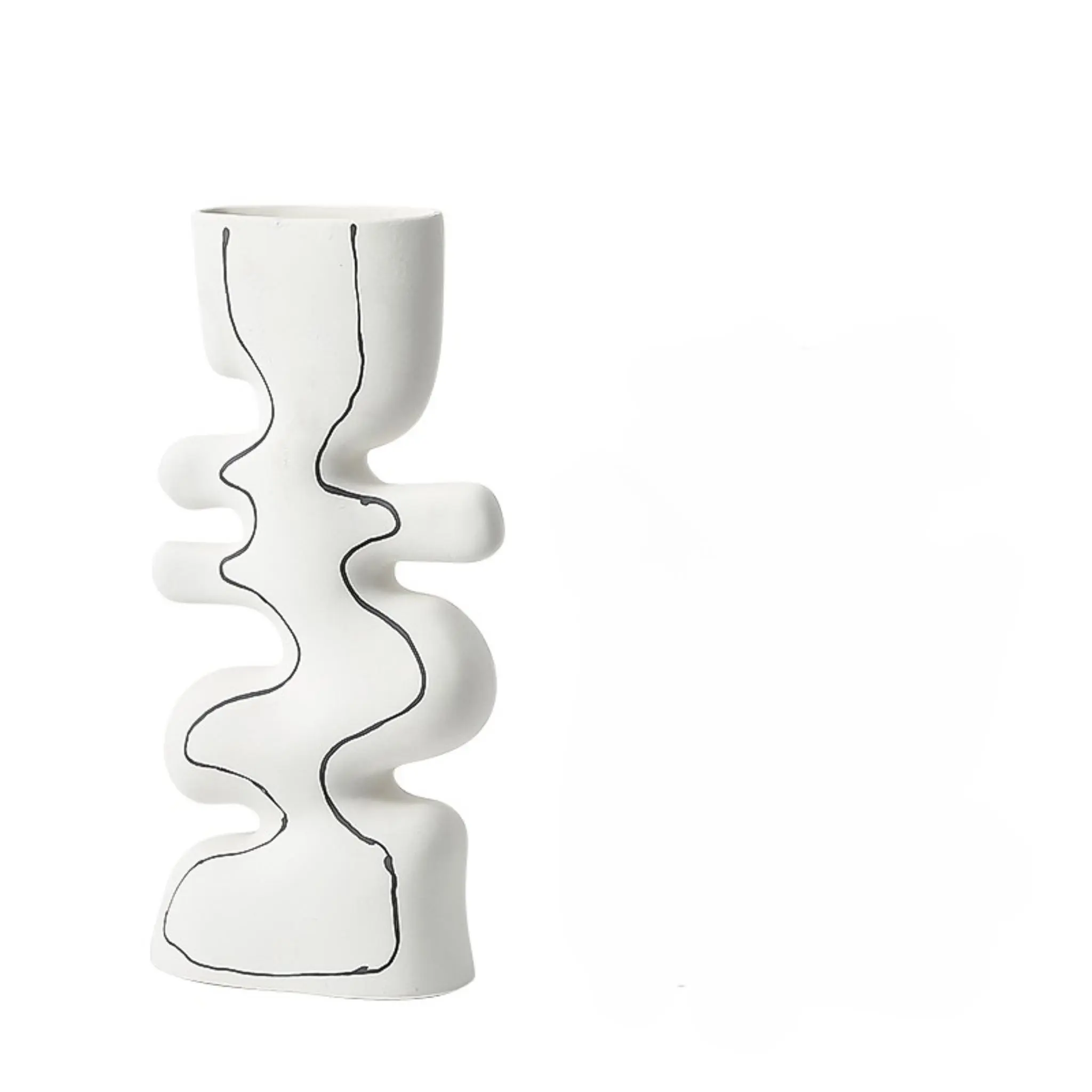 HAND-PAINTED WAVE BOTTLE A