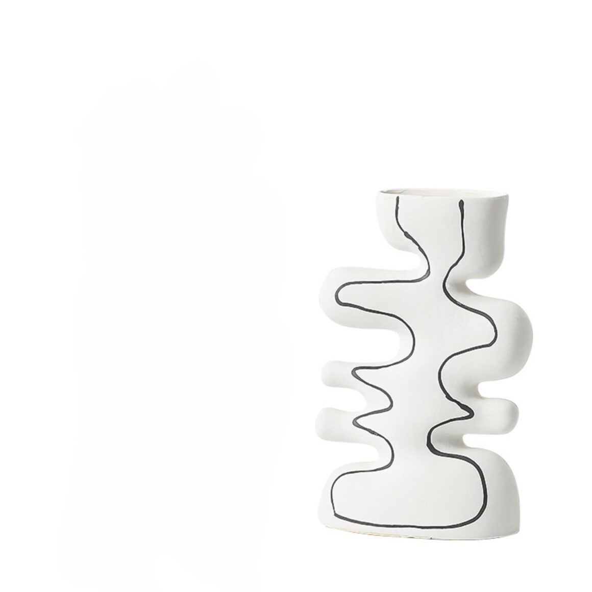 HAND-PAINTED WAVE BOTTLE B