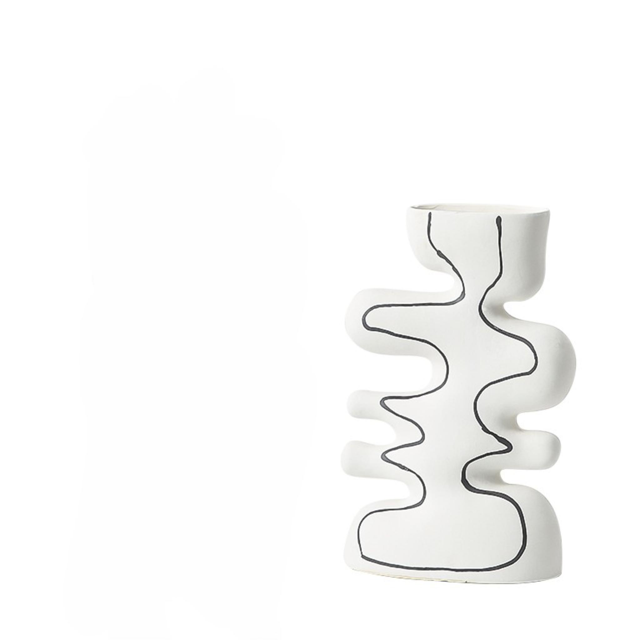 HAND-PAINTED WAVE BOTTLE B