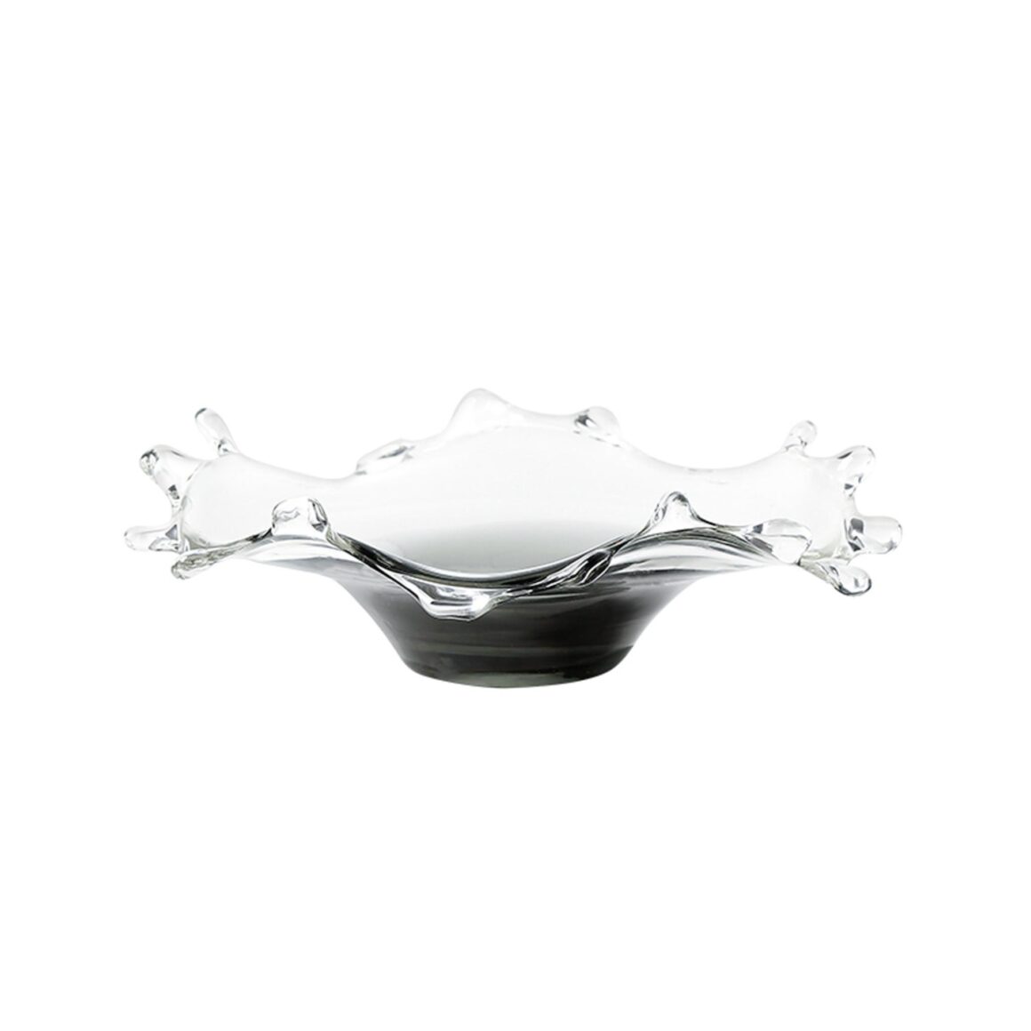 POINTED FRUIT BOWL-GREY