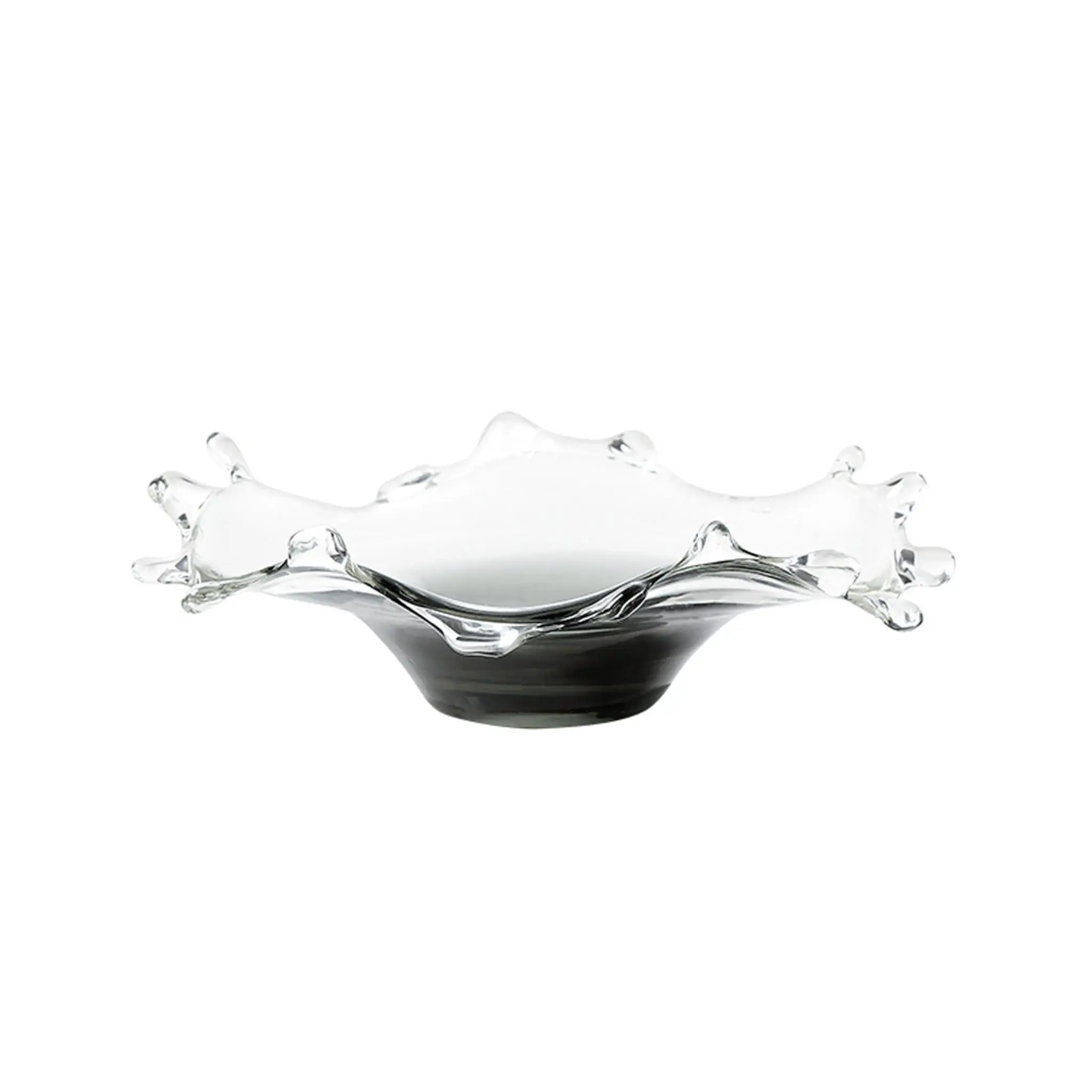 POINTED FRUIT BOWL-GREY