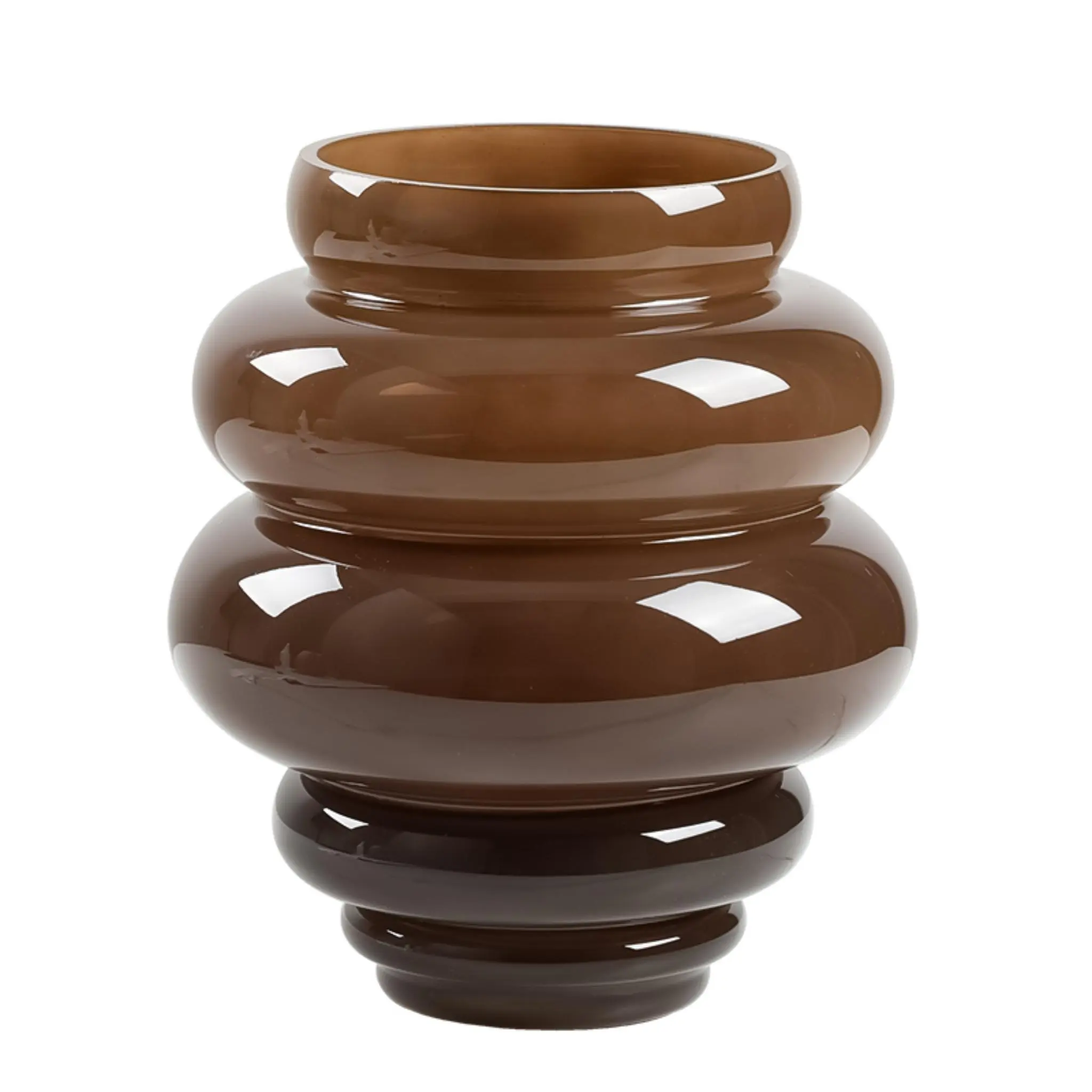 COFFEE MULTI-CIRCLE VASE