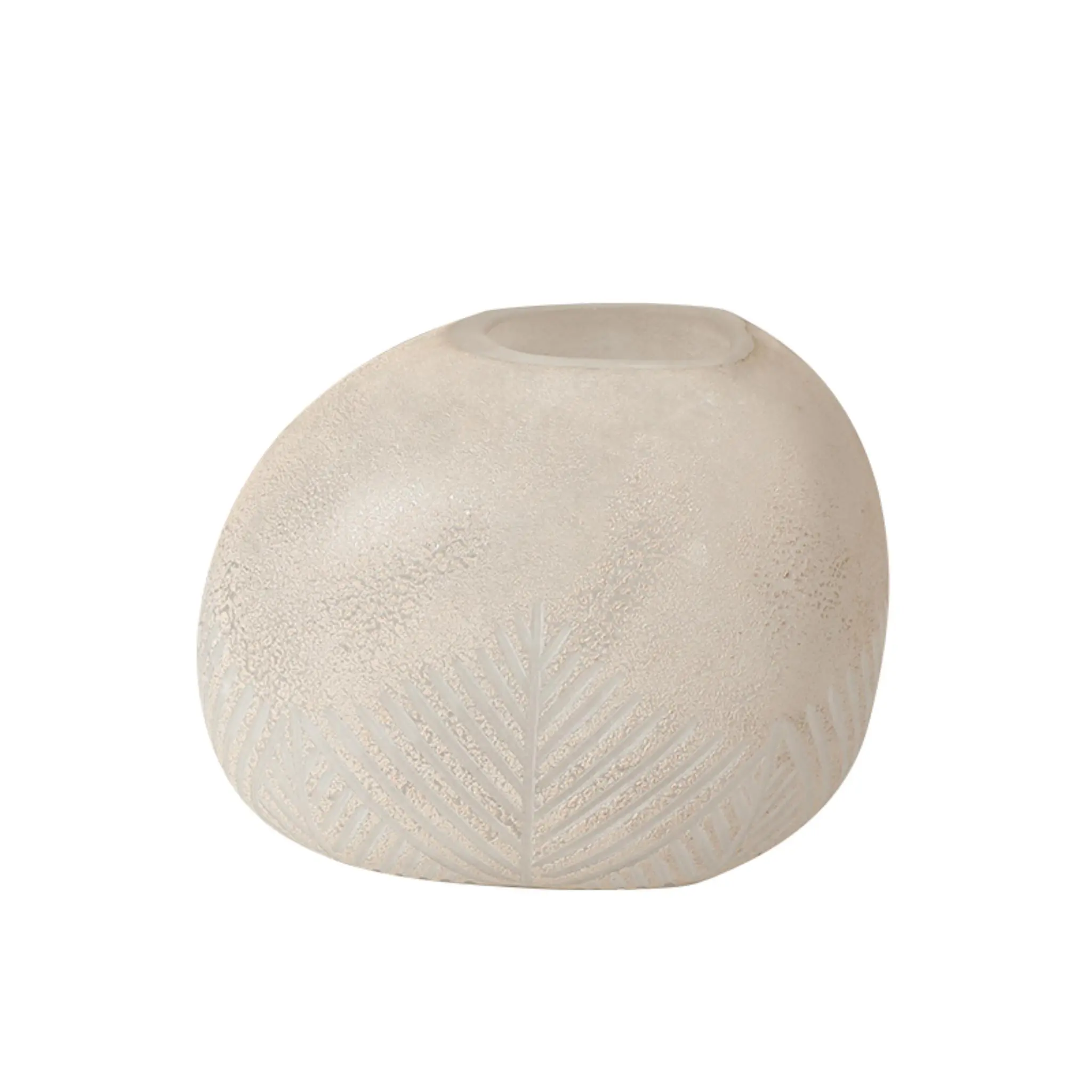 SANDY LEAF VASE B