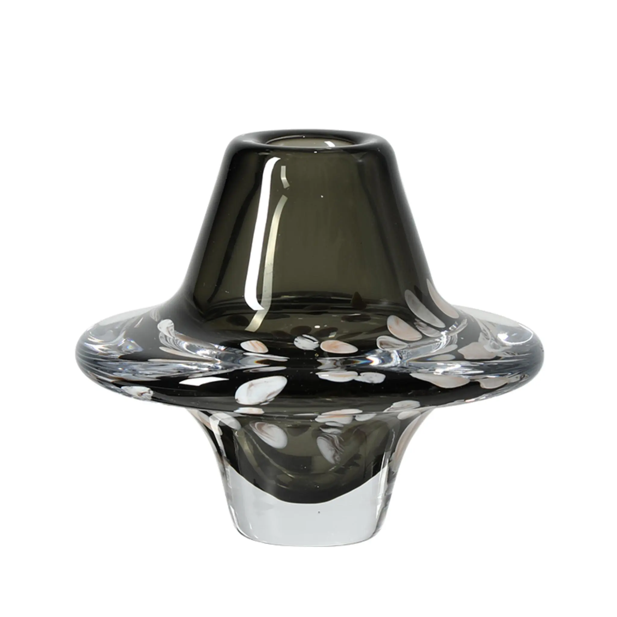 DISH-SHAPED BOTTLE GREY