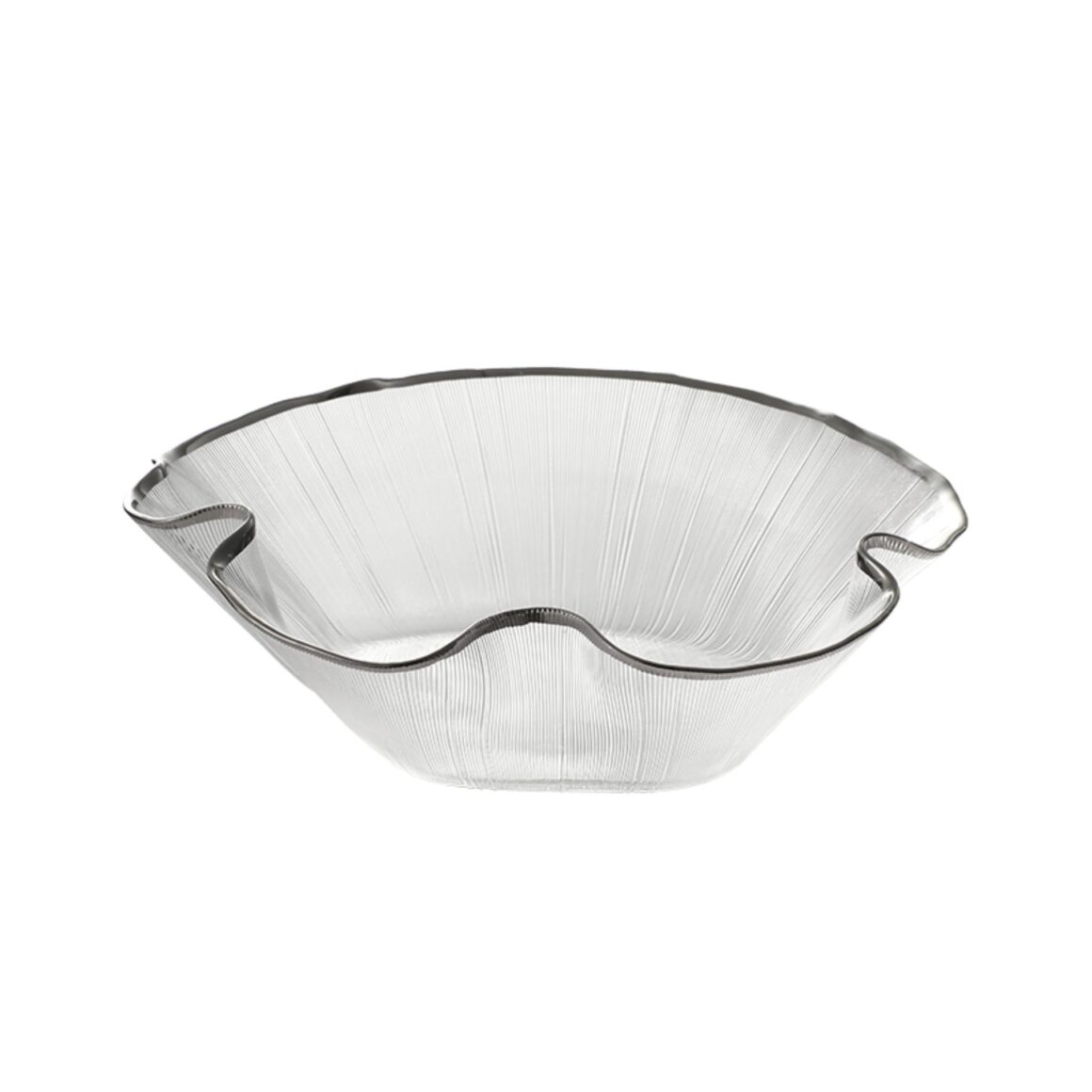 MODERN SILVER RIM PLATE