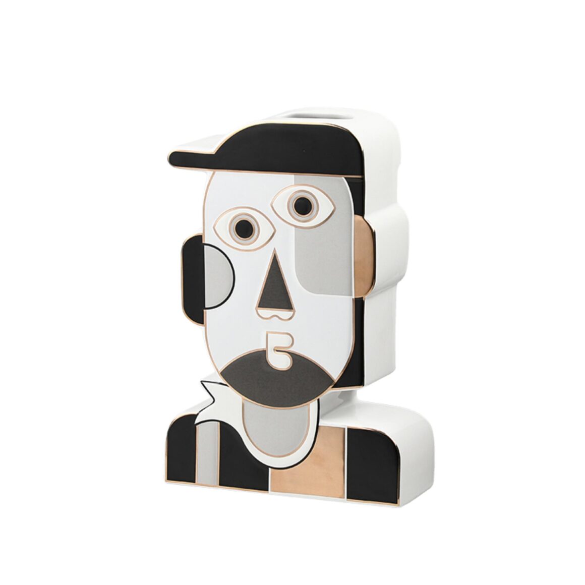JIGSAW PUZZLE CHARACTER VASE B