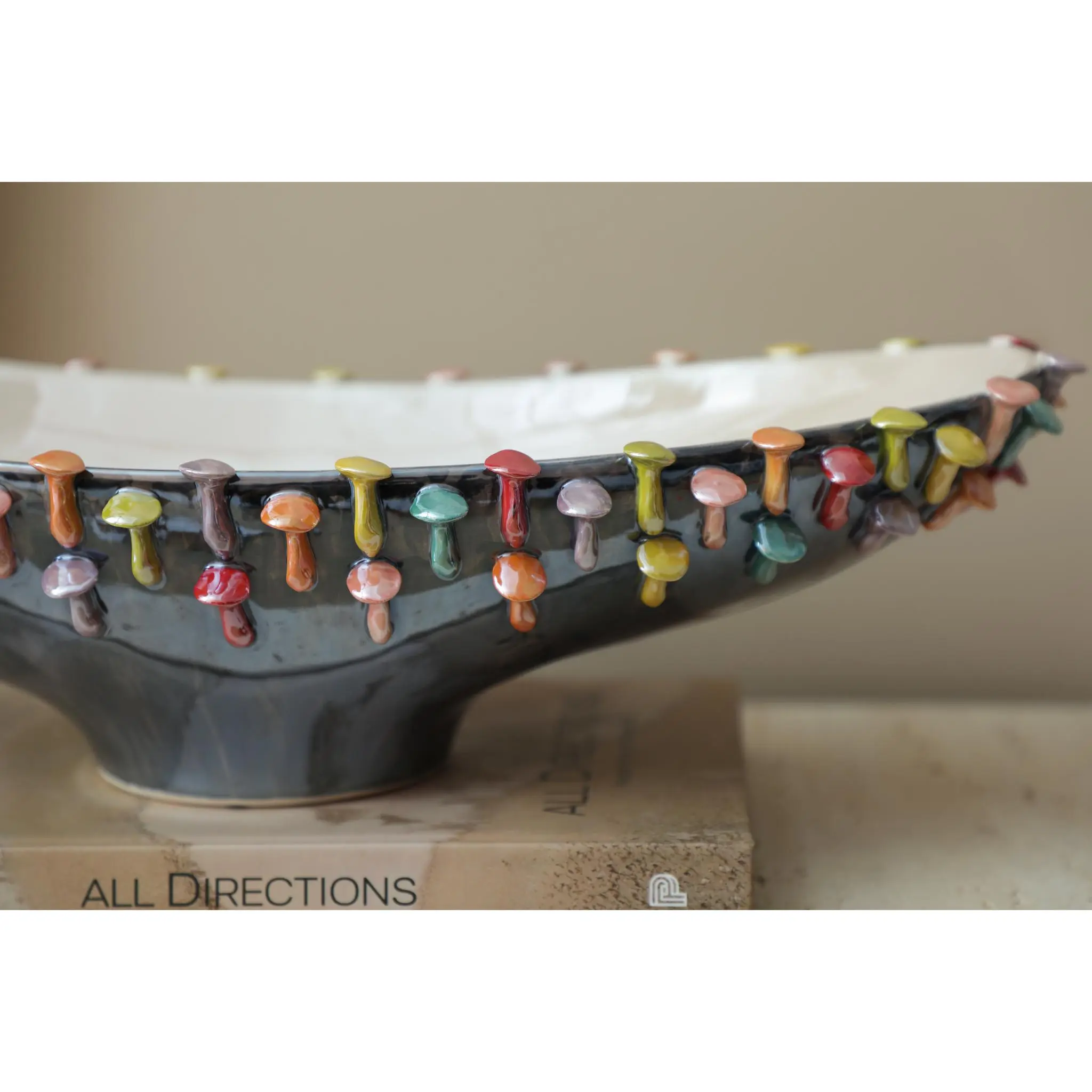 GLAZED MUSHROOM PLATE