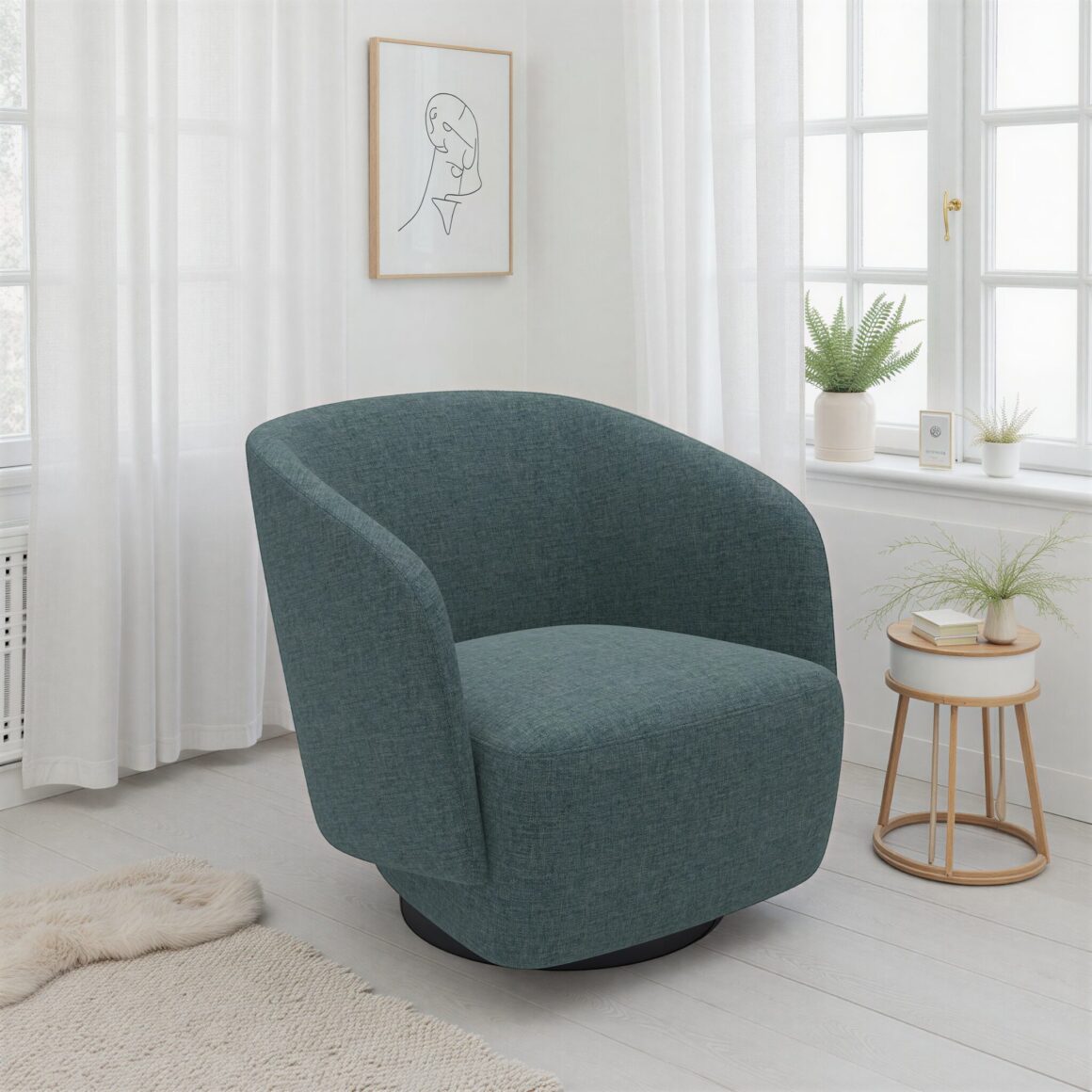 FLOWAH Petrol Armchair