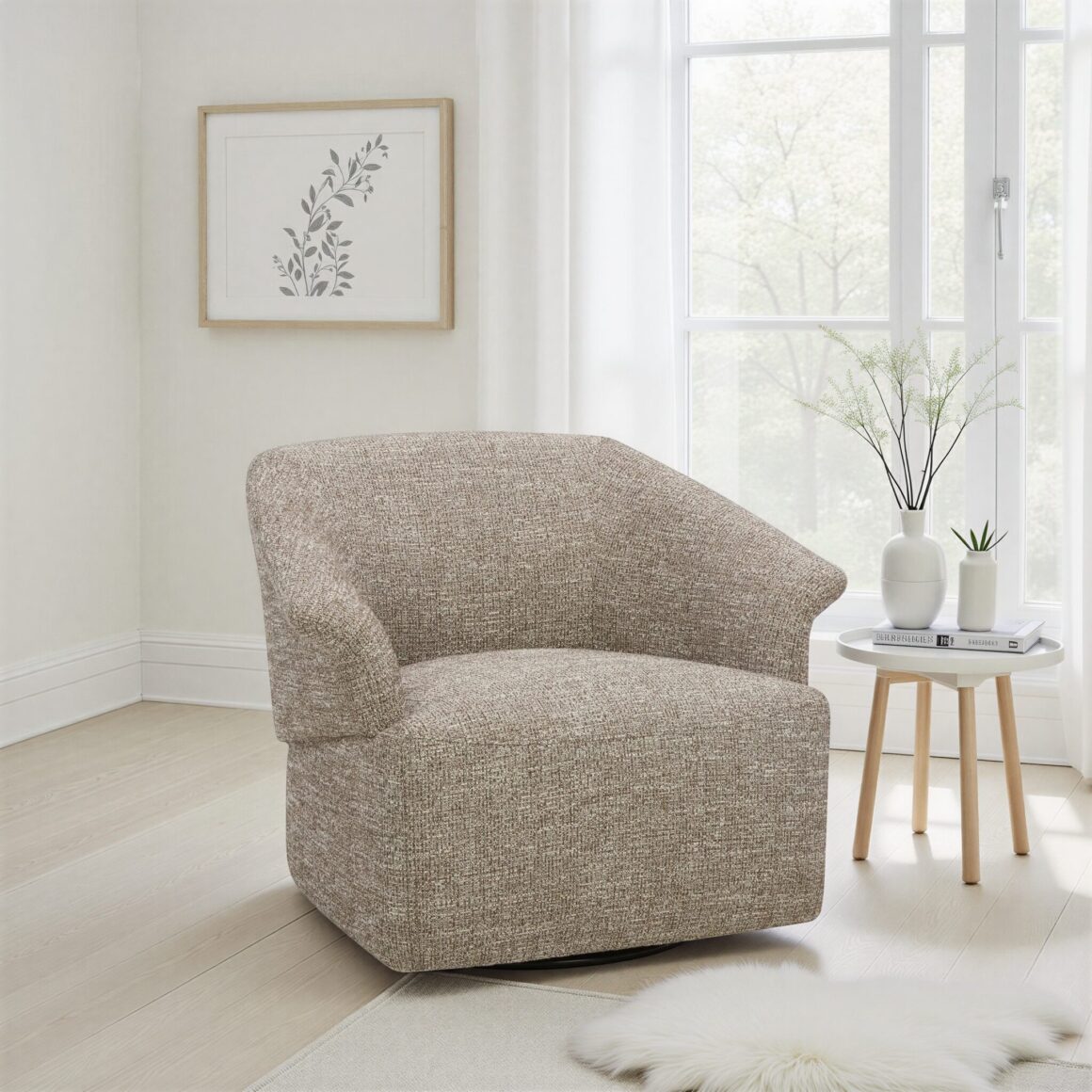 CRISTEL Brown Armchair