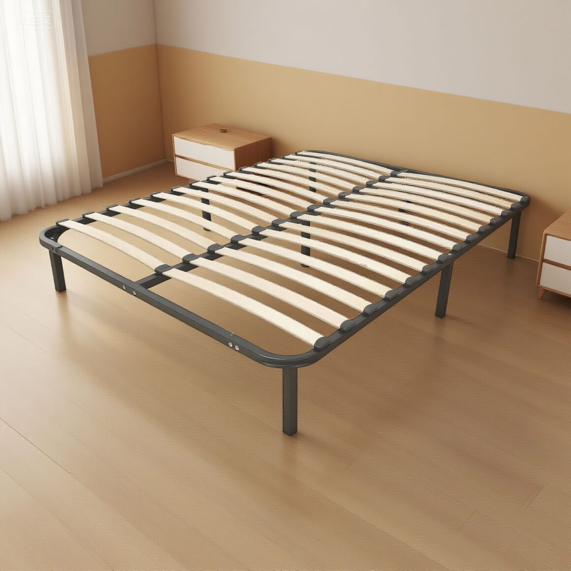 SPINETTA Metal Bed Black