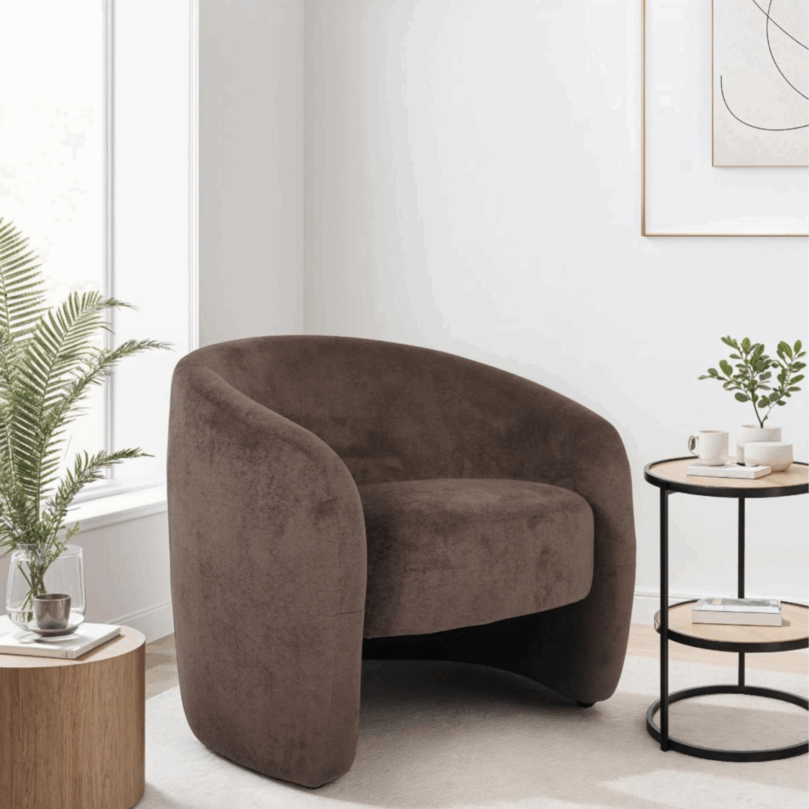 DRAK Brown Armchair