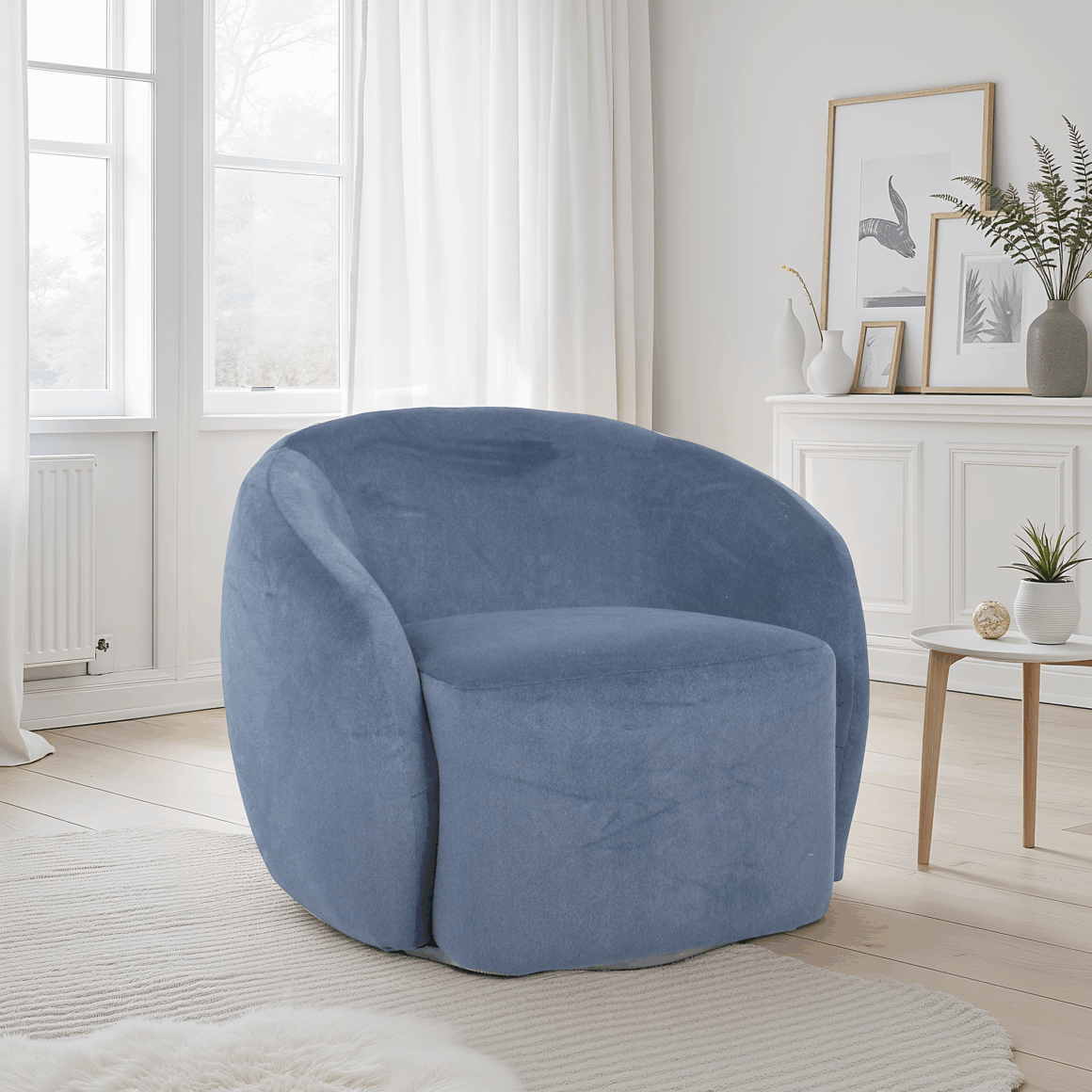 GROVE Blue Armchair